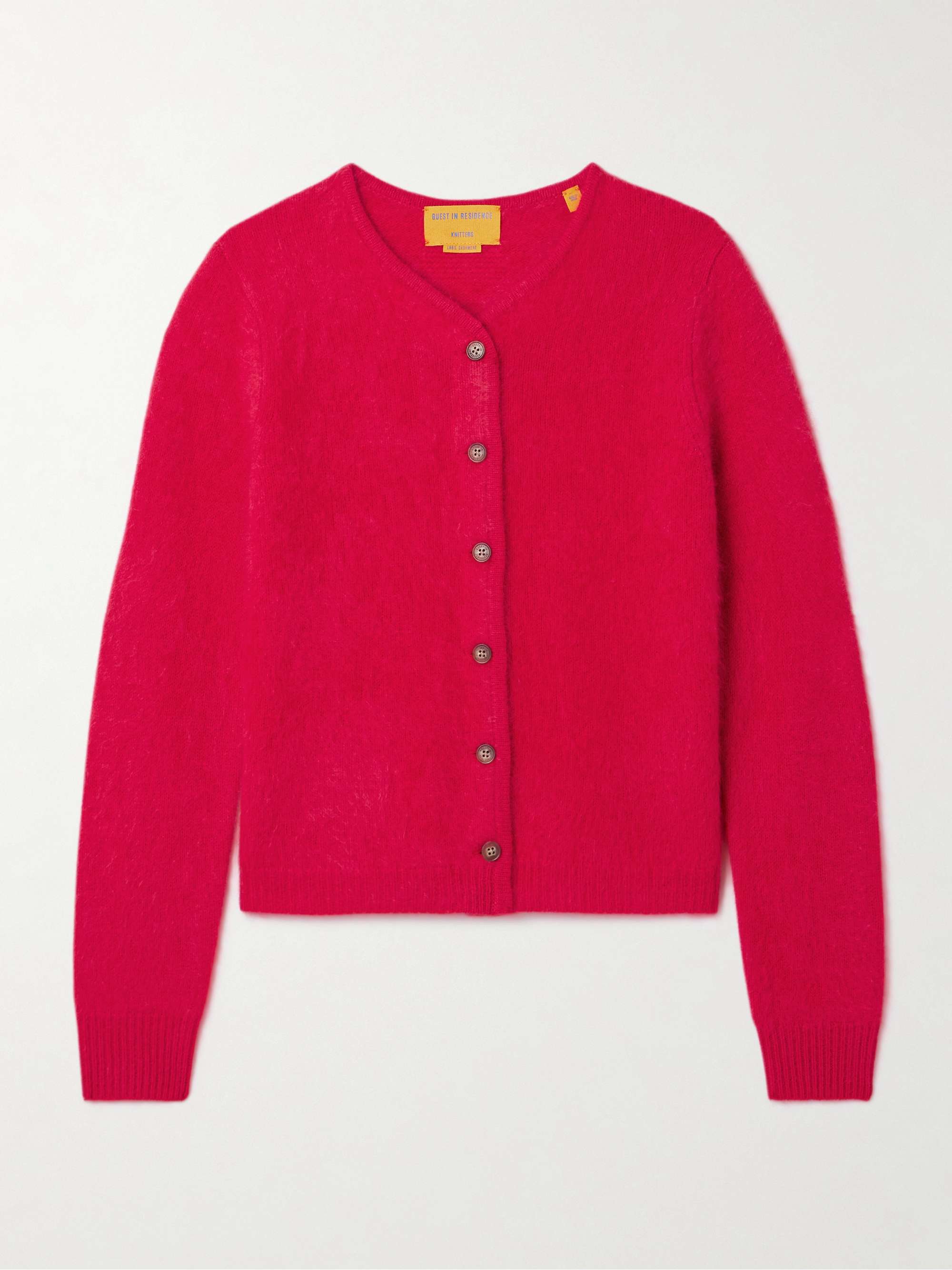 Grizzly brushed-cashmere cardigan view