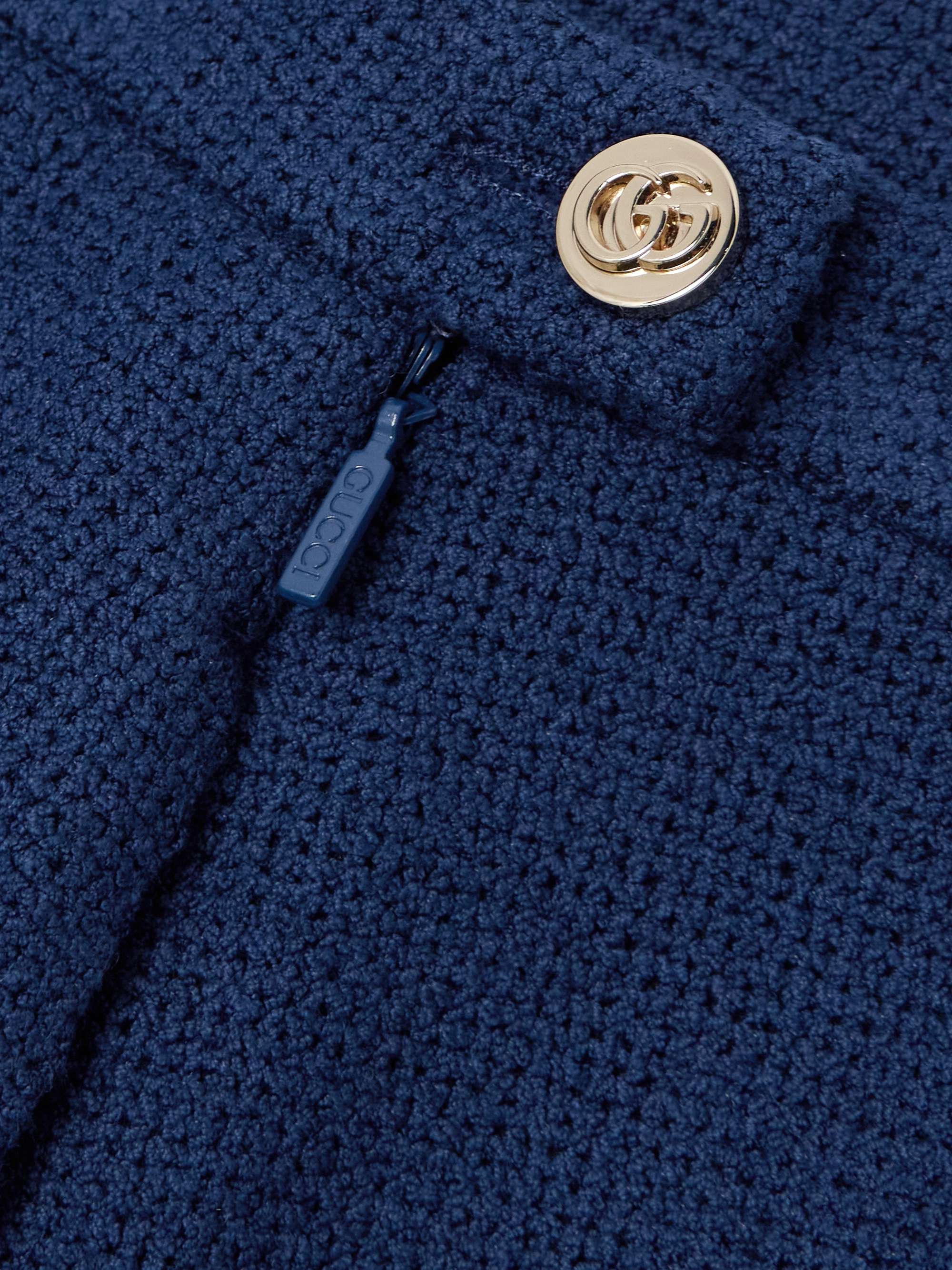 Cotton-blend tweed mini skirt view