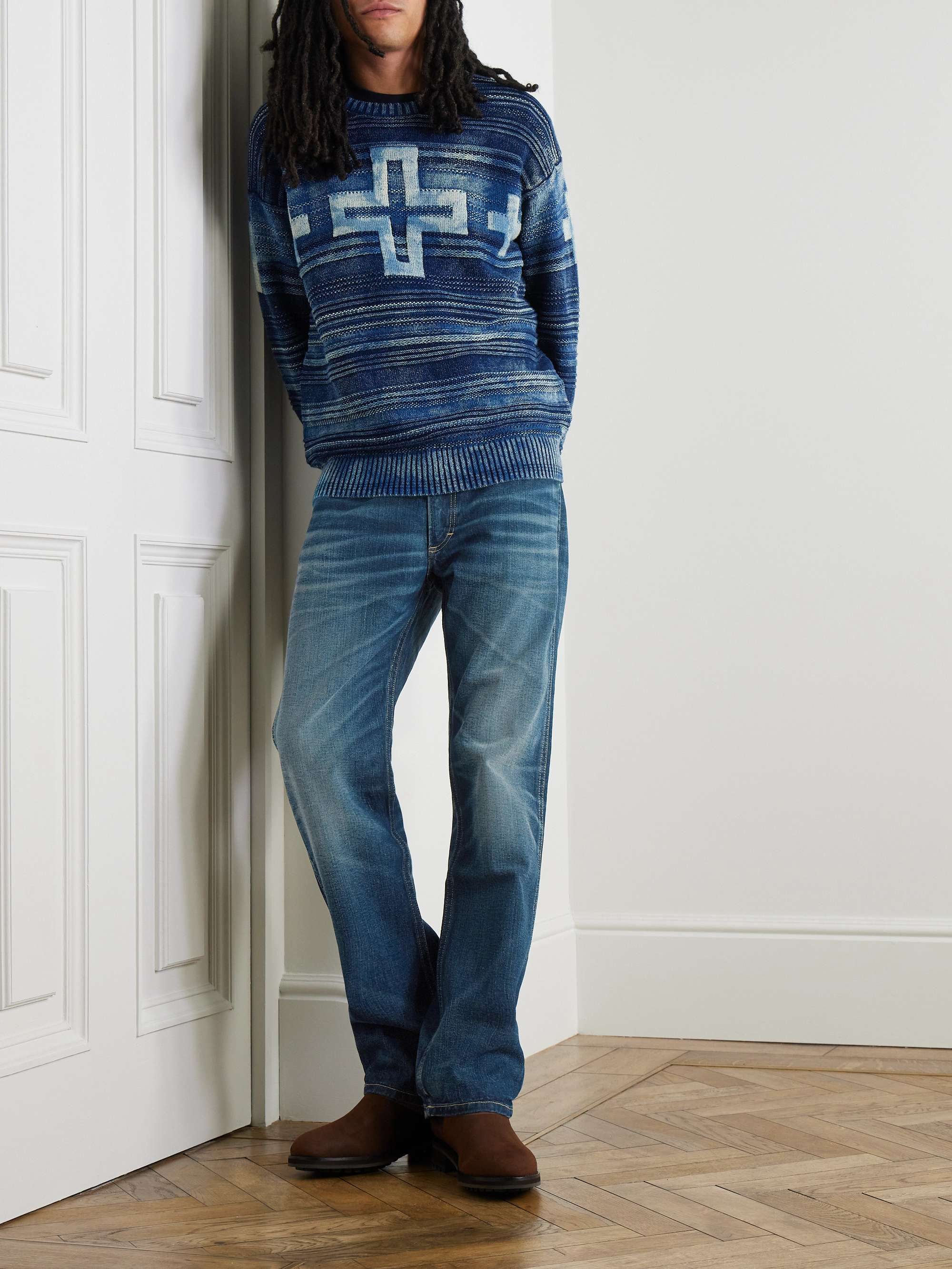 + Naiomi Glasses Slim-Fit Bootcut Jeans view