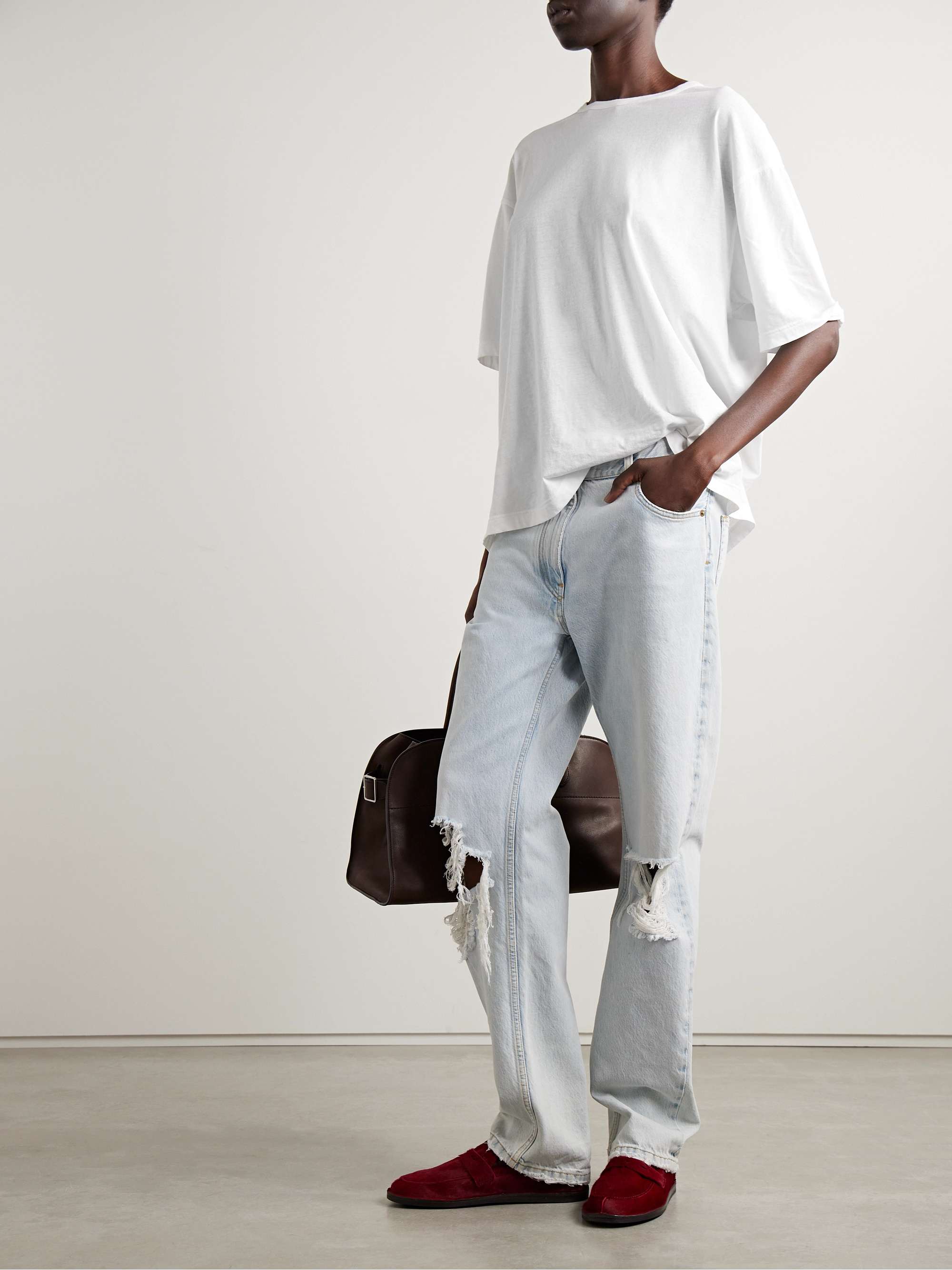 Steven oversized cotton-jersey T-shirt view