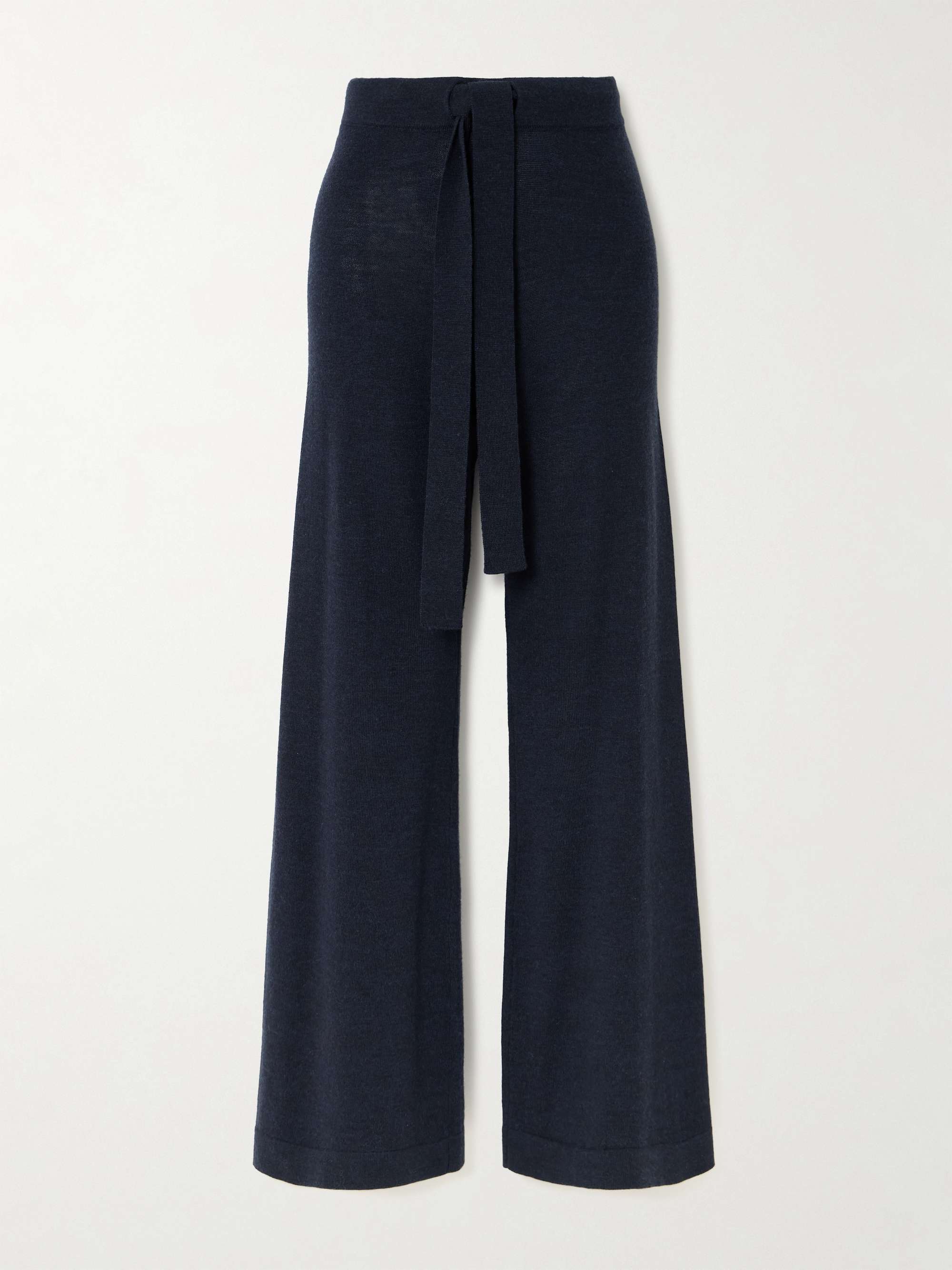 Geilo merino wool flared-leg pants view