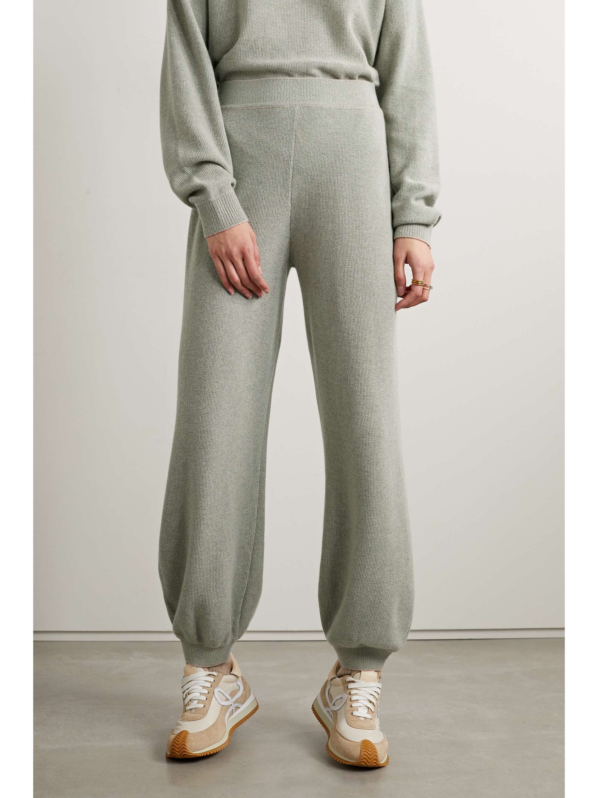 Cashmere track pants view