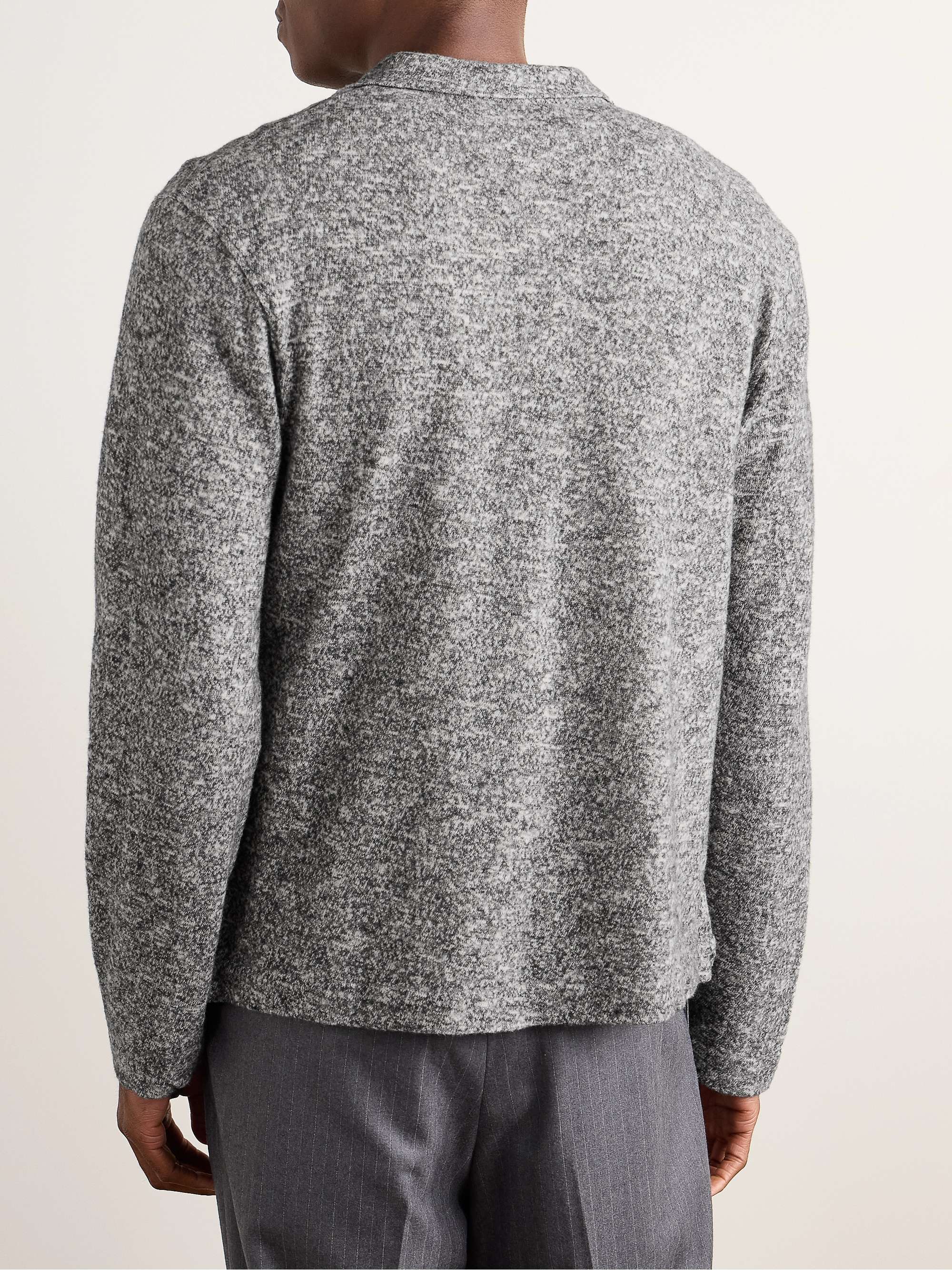 Bryan Brushed Cotton-Blend Overshirt view