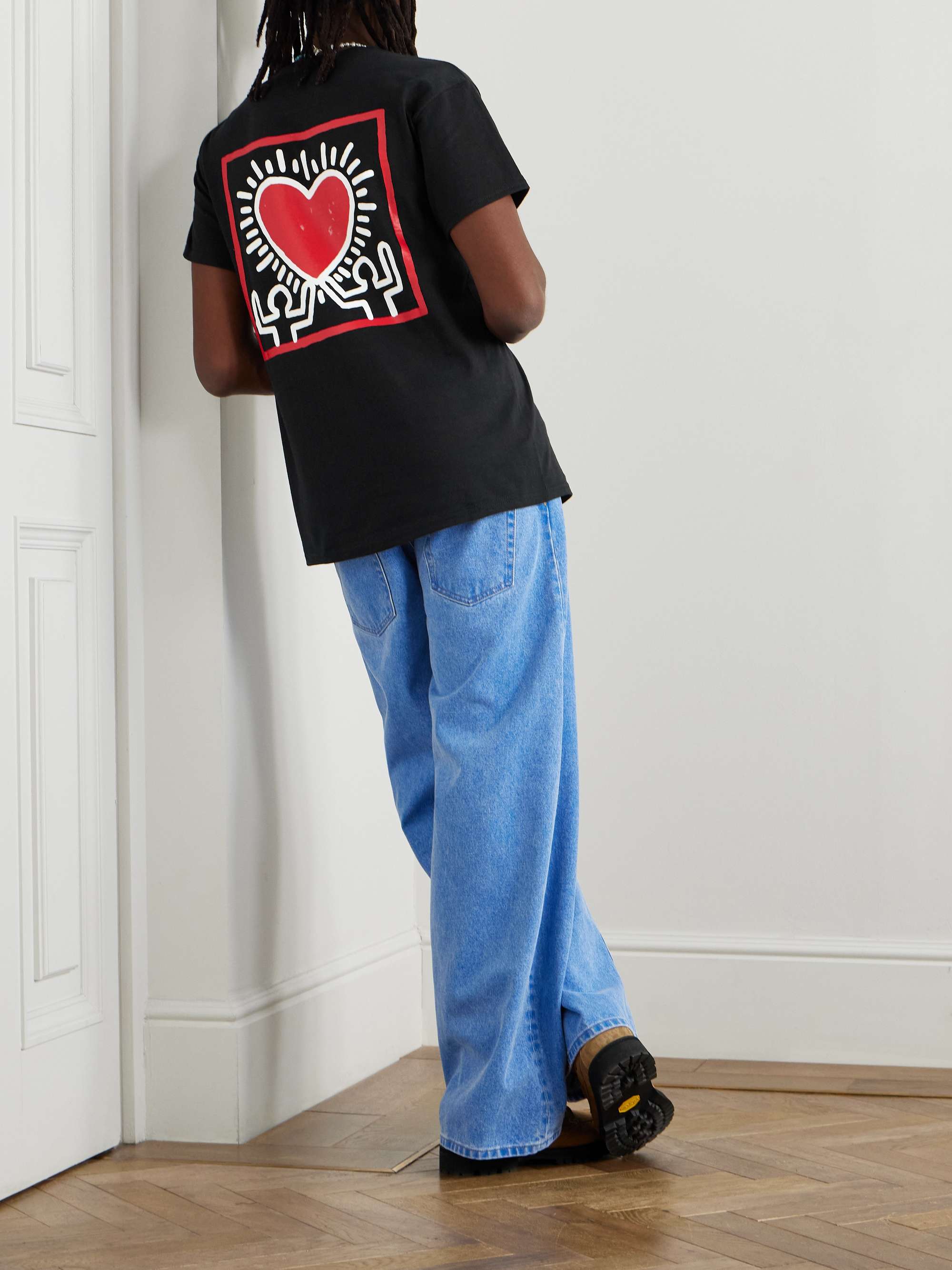 + Keith Haring Printed Cotton-Jersey T-Shirt view