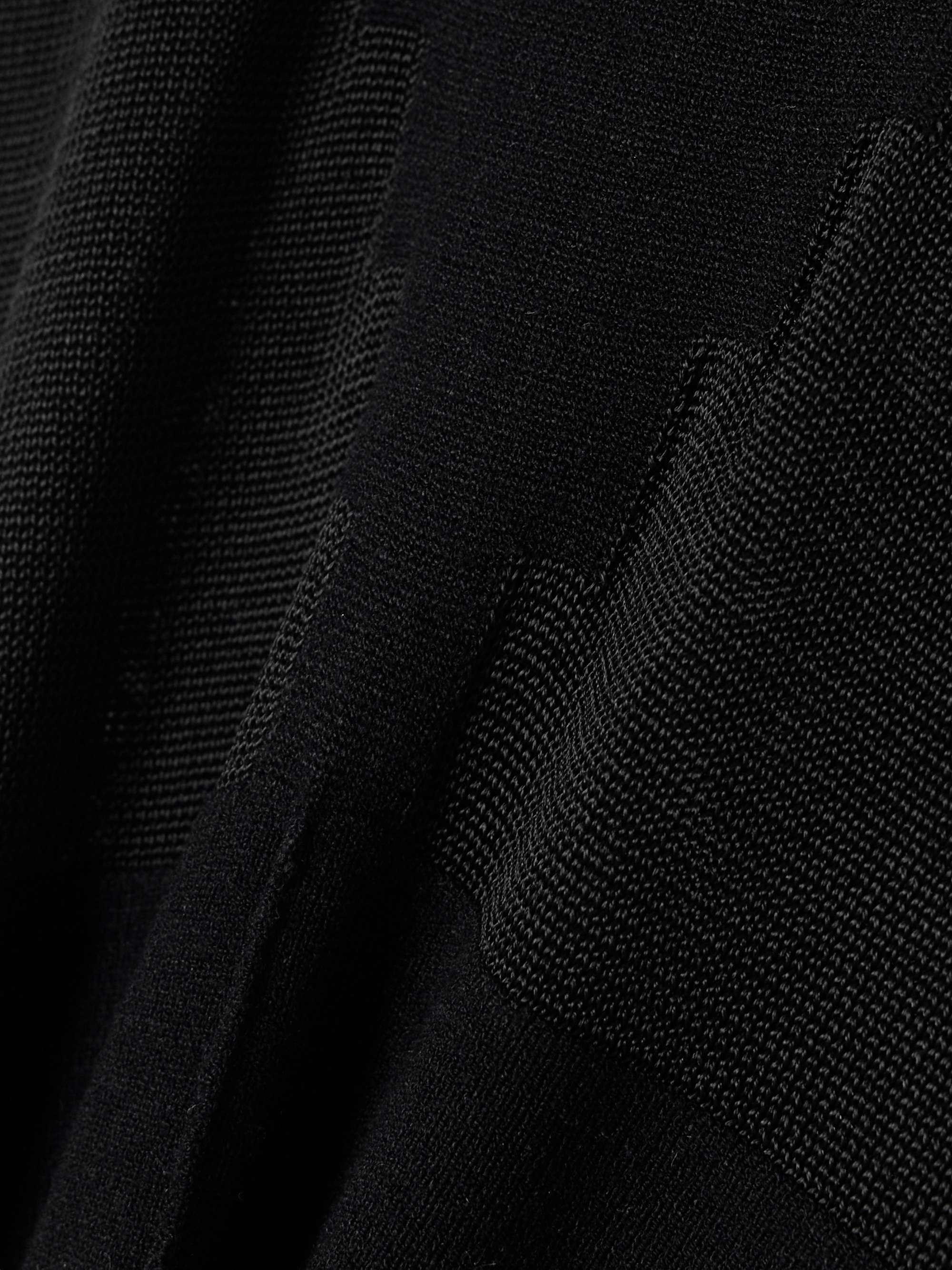 Paneled knitted top view