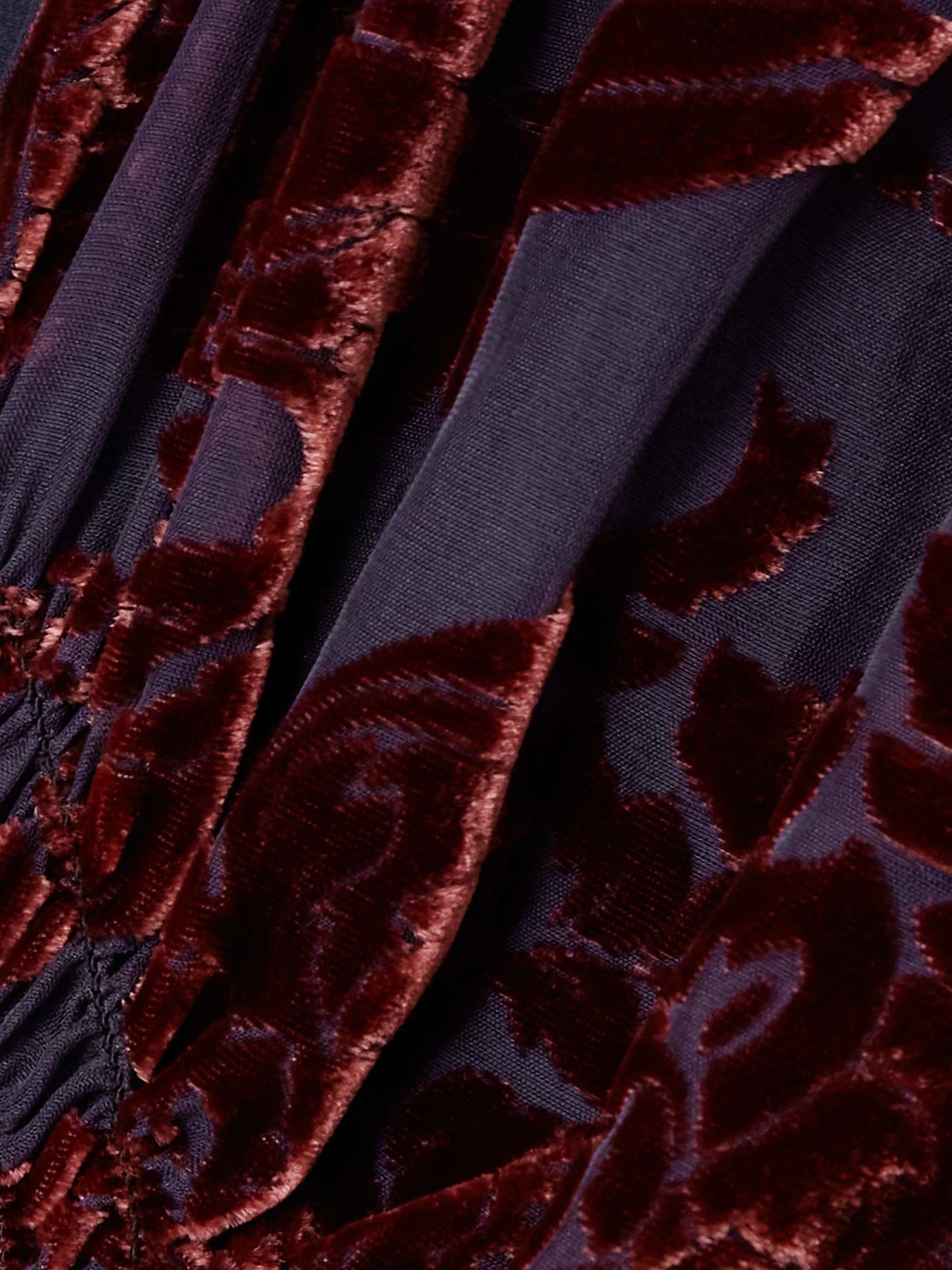 Camerino devoré-velvet maxi dress view