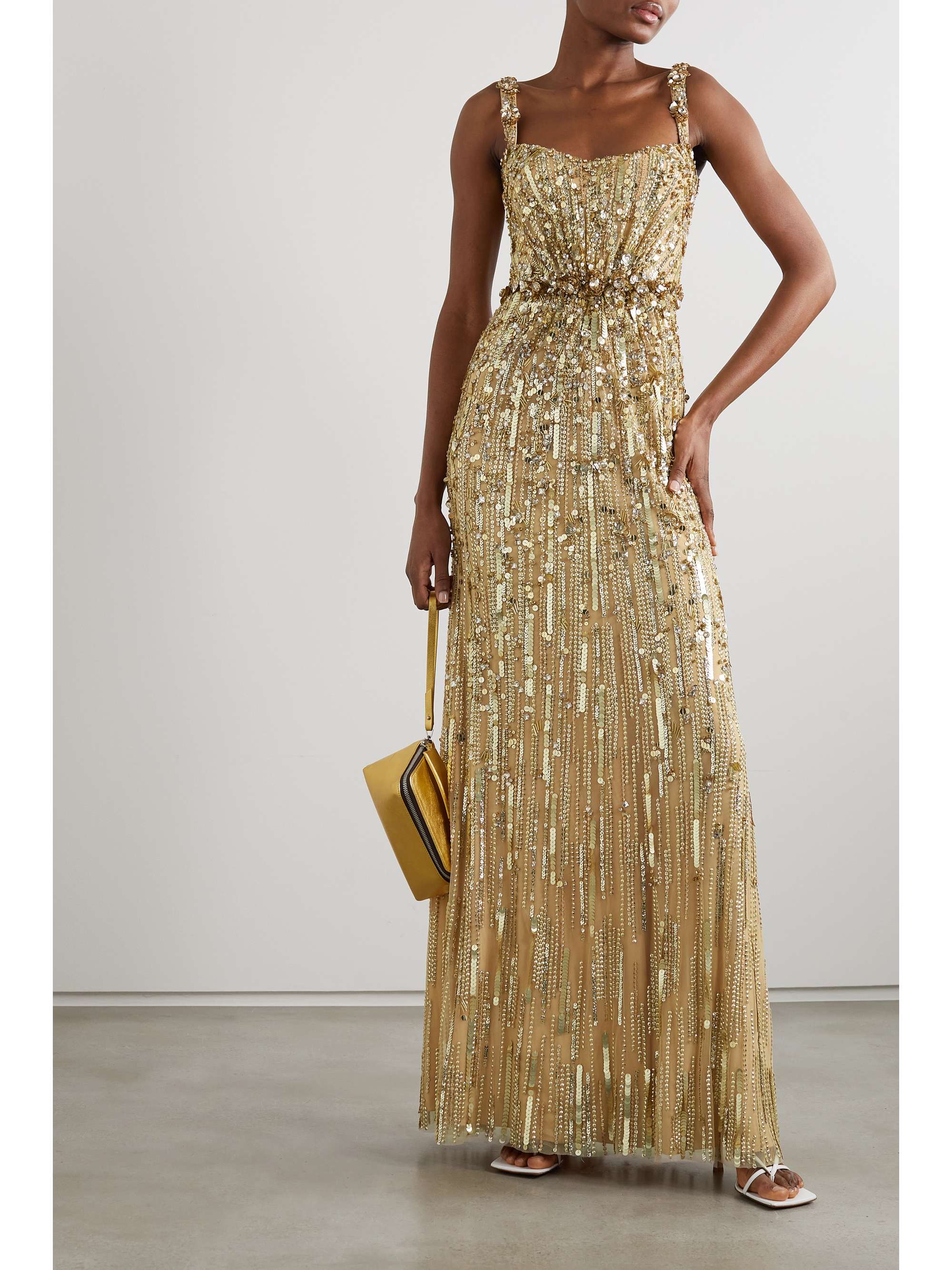 Bright Gem embellished tulle gown view