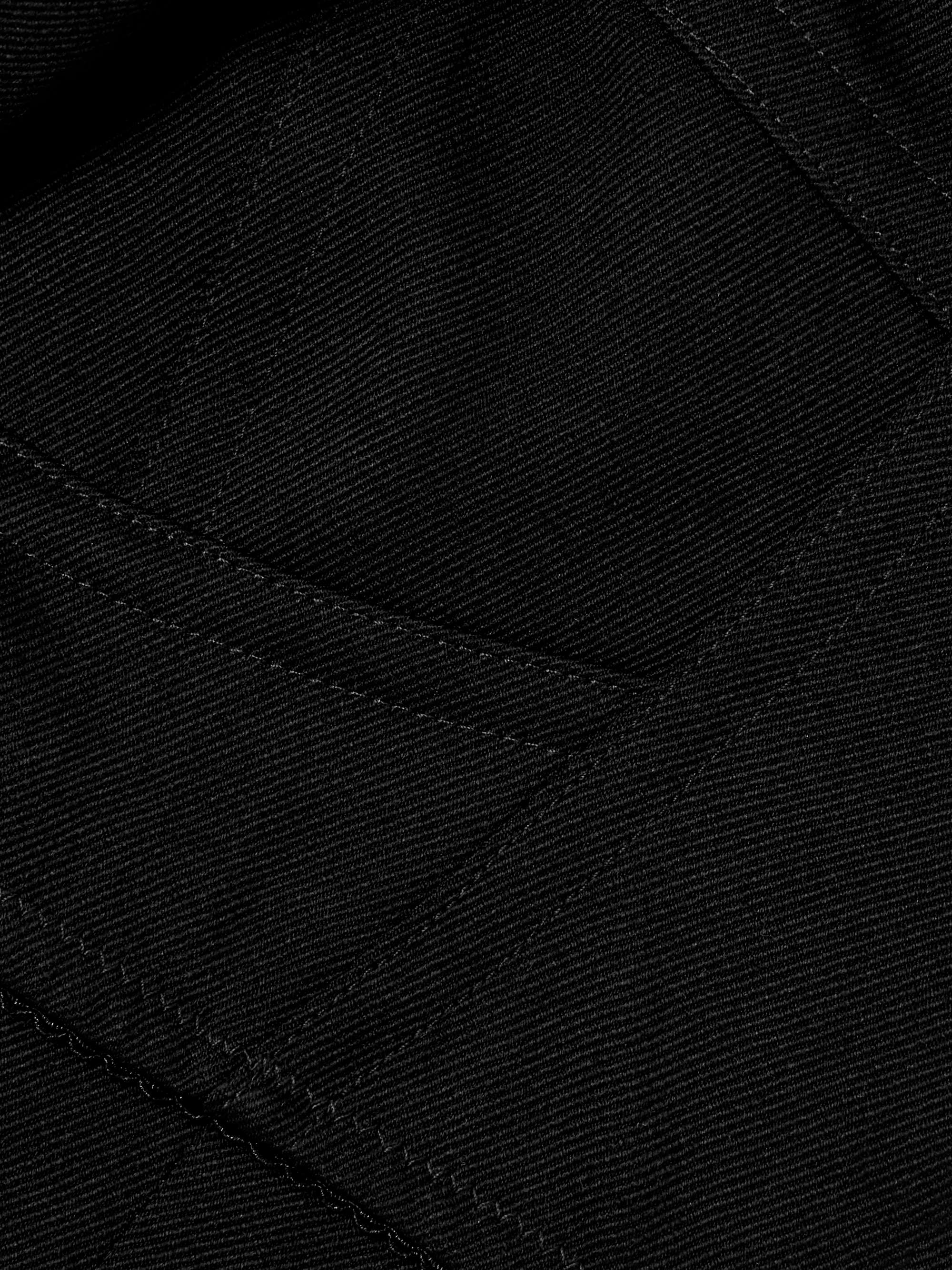 Scalloped wool-blend gabardine mini corset dress view