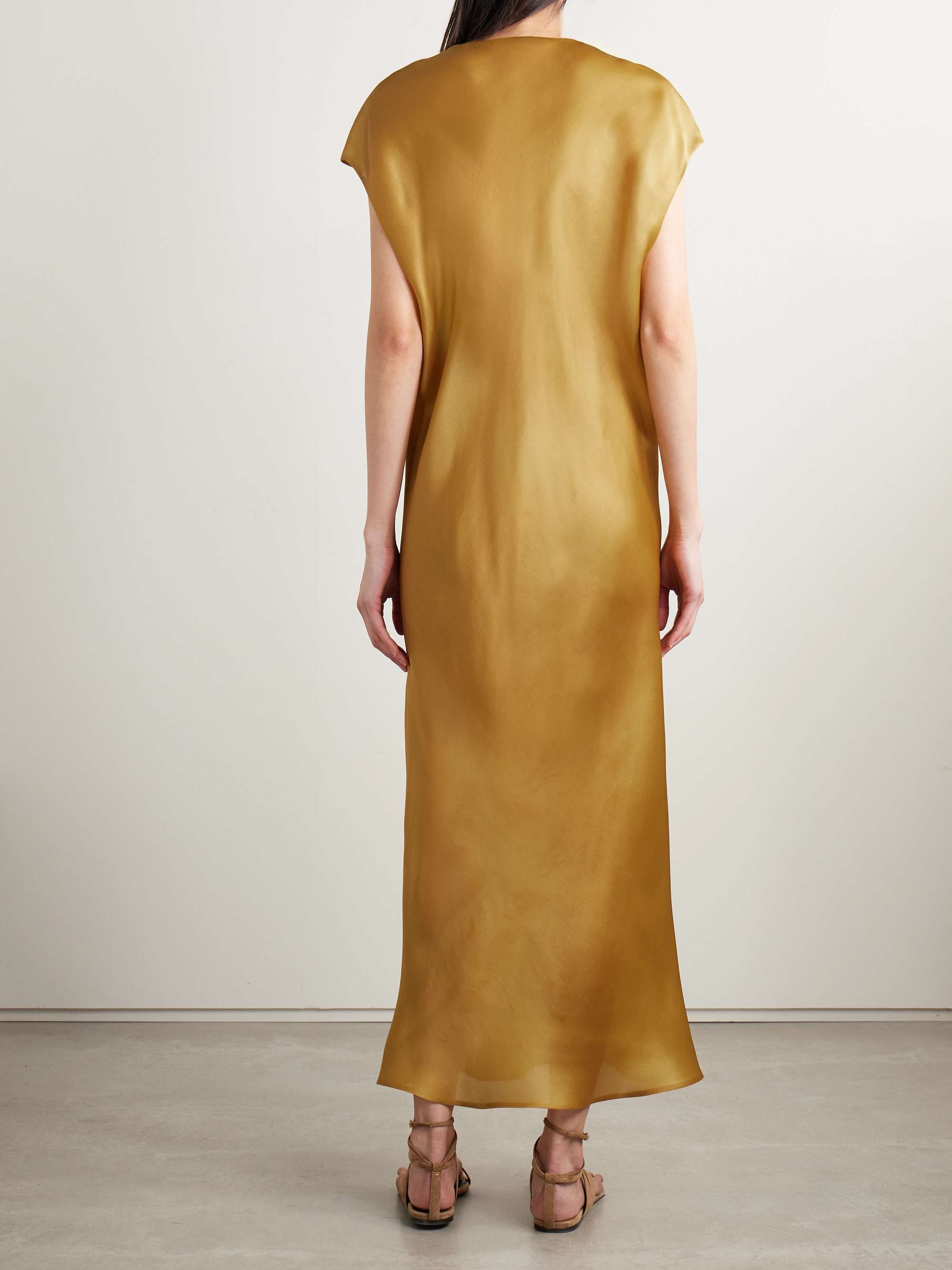 Darby silk-organza midi dress view