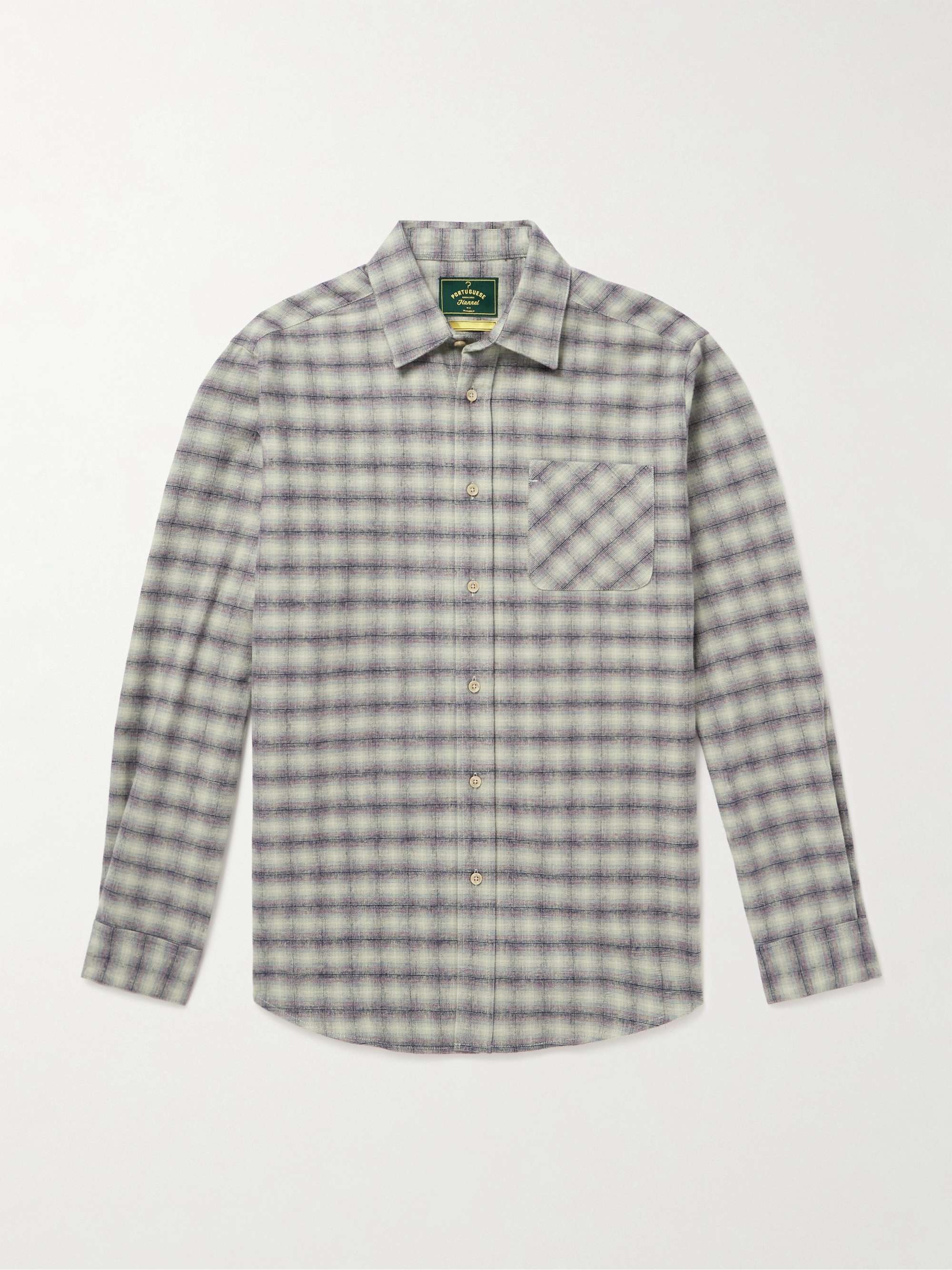 Ilusion Checked Cotton-Jacquard Shirt view