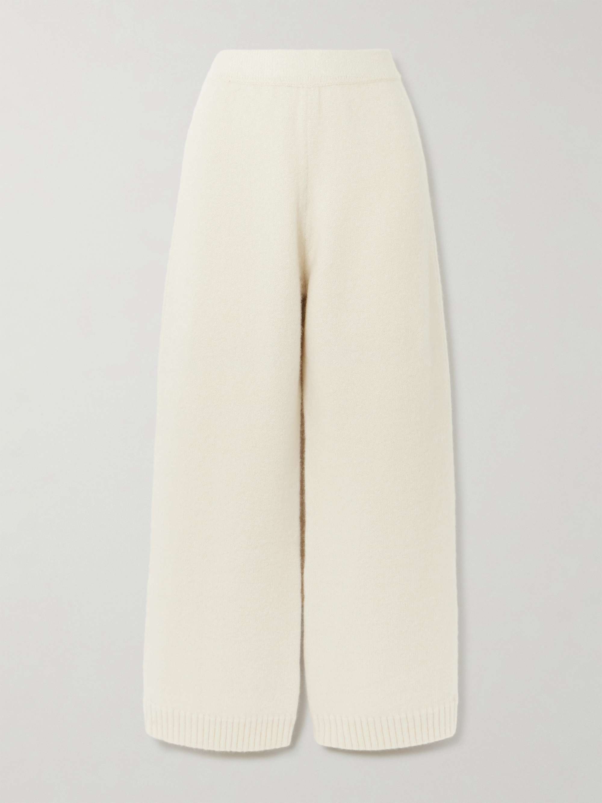Cashmere wide-leg pants view