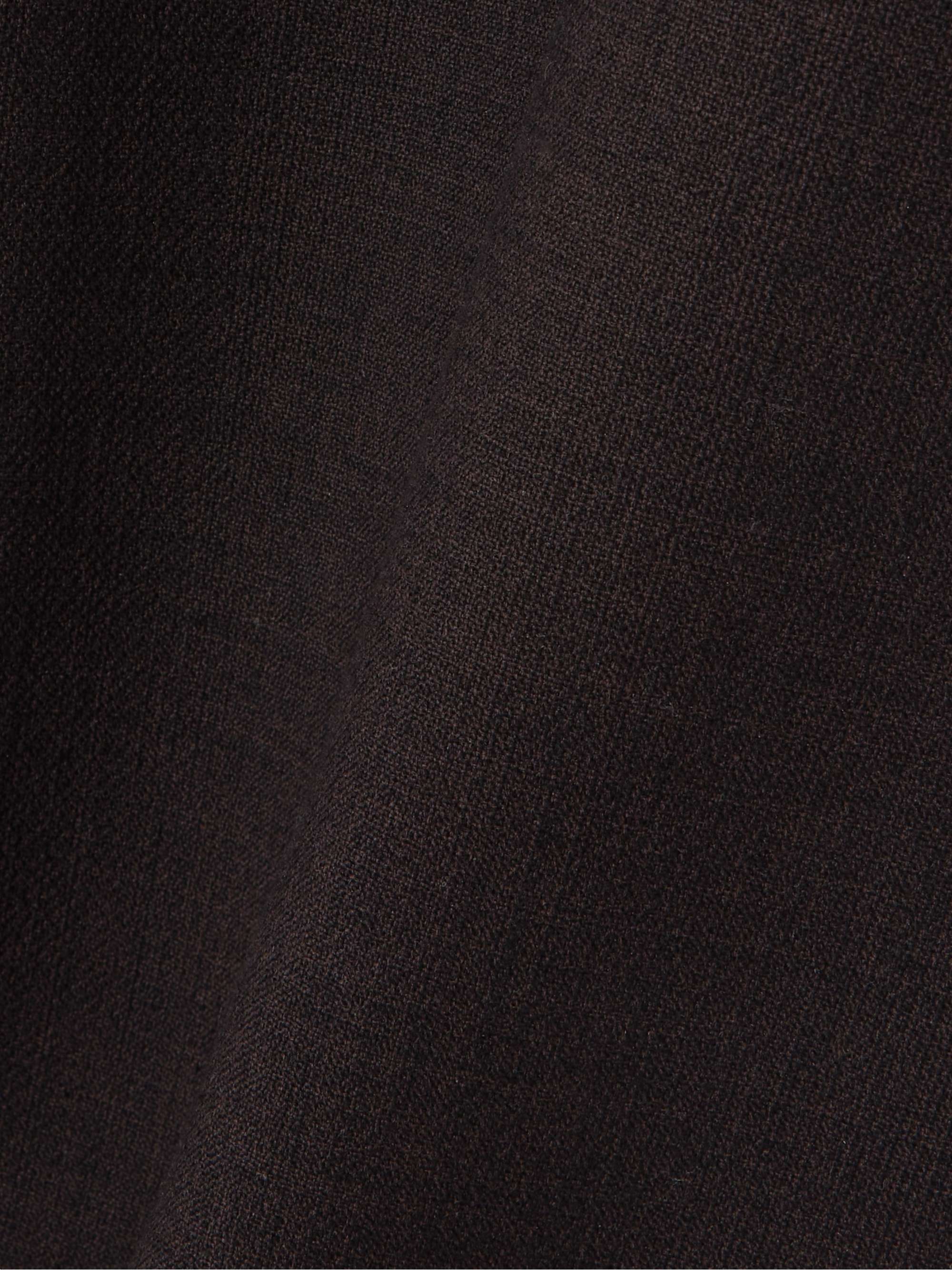 Cotton-blend crepe vest view