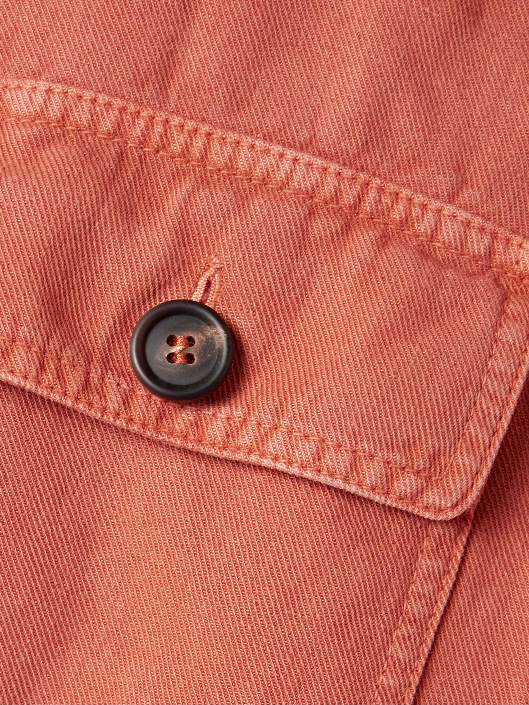 Cotton and linen-blend twill jacket view