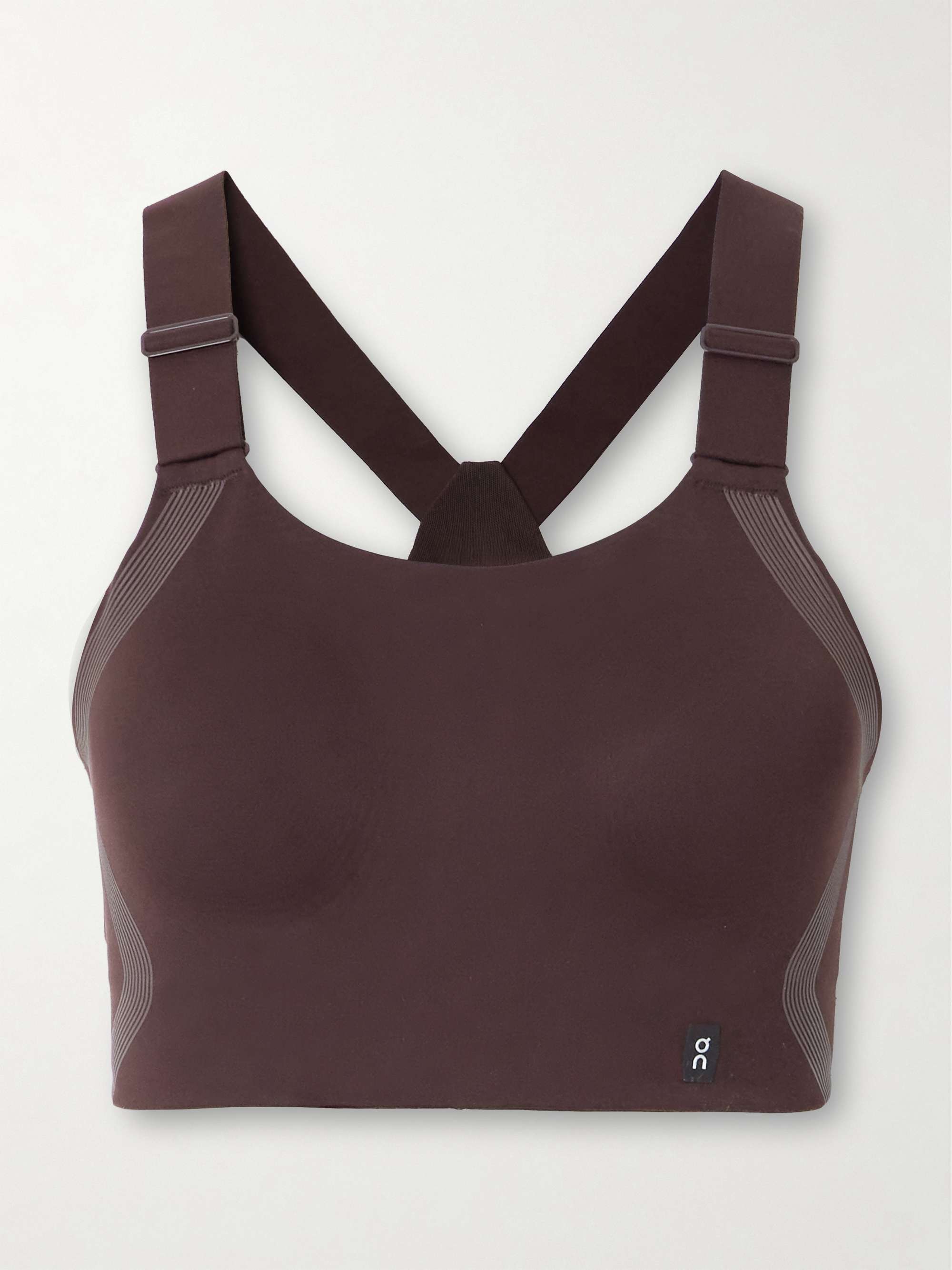 Performance recycled sports bra view