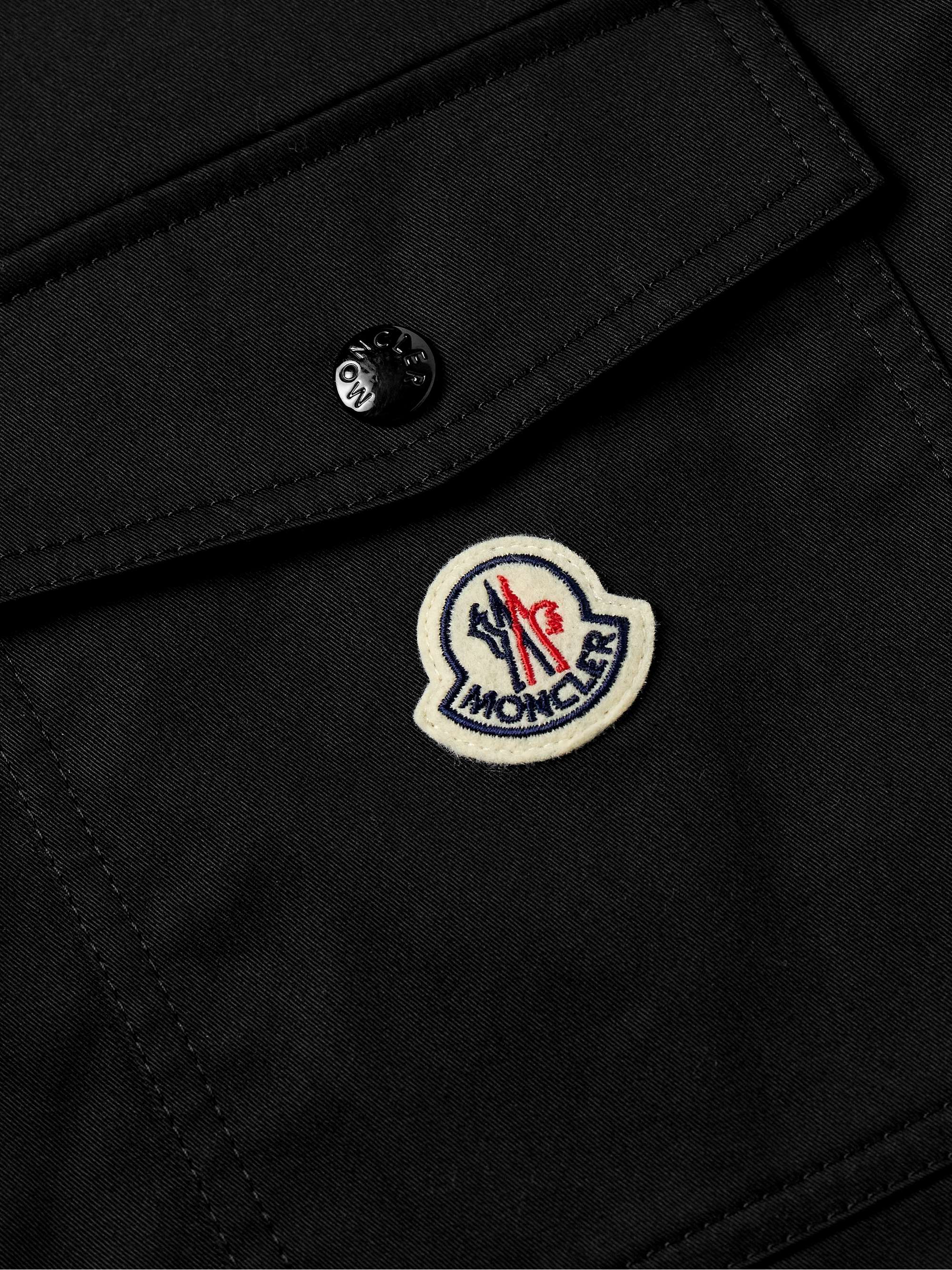 Logo-Appliquéd Cotton-Blend Gabardine Shirt Jacket view