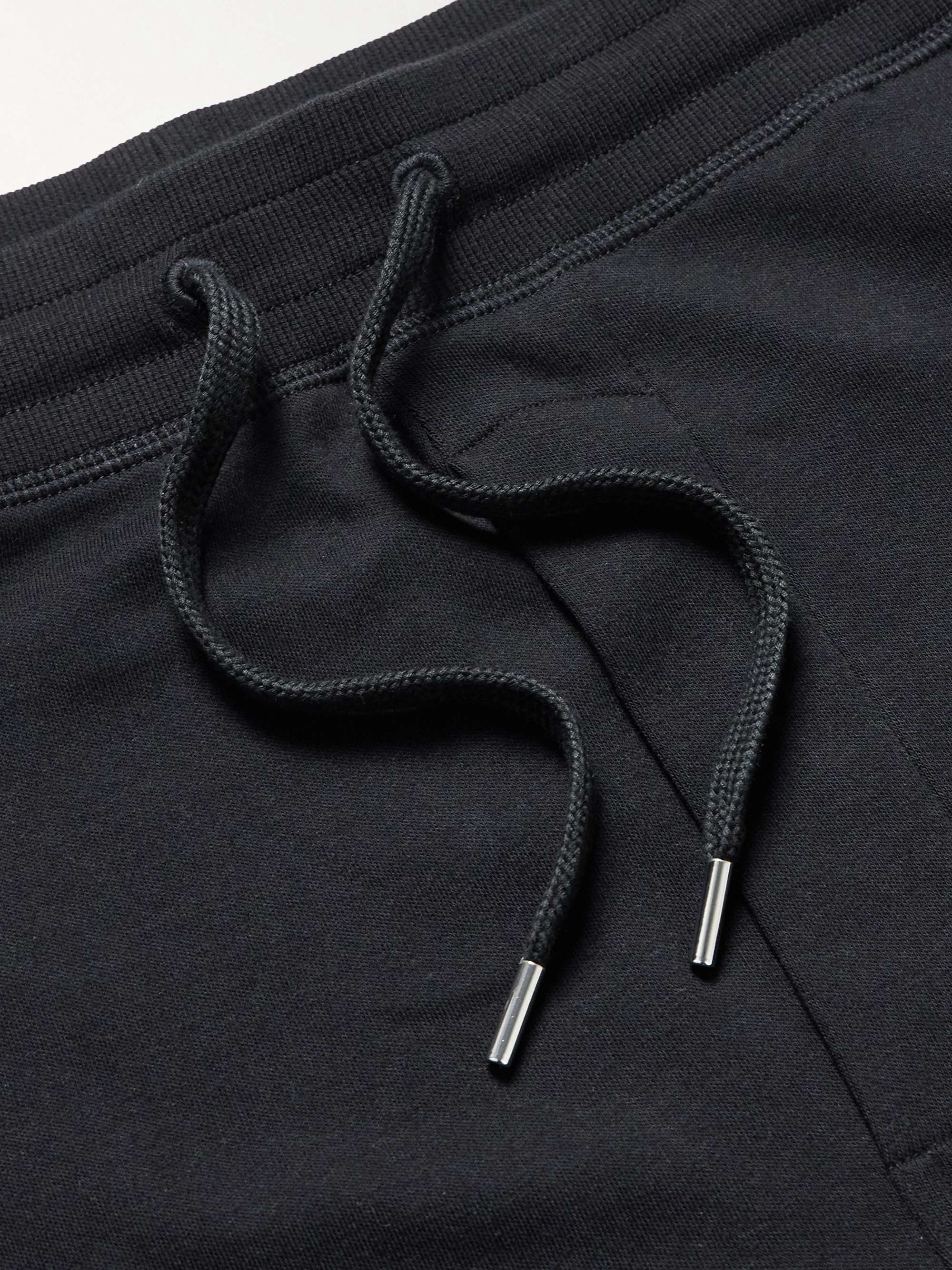 Cotton and Modal-Blend Jersey Drawstring Shorts view