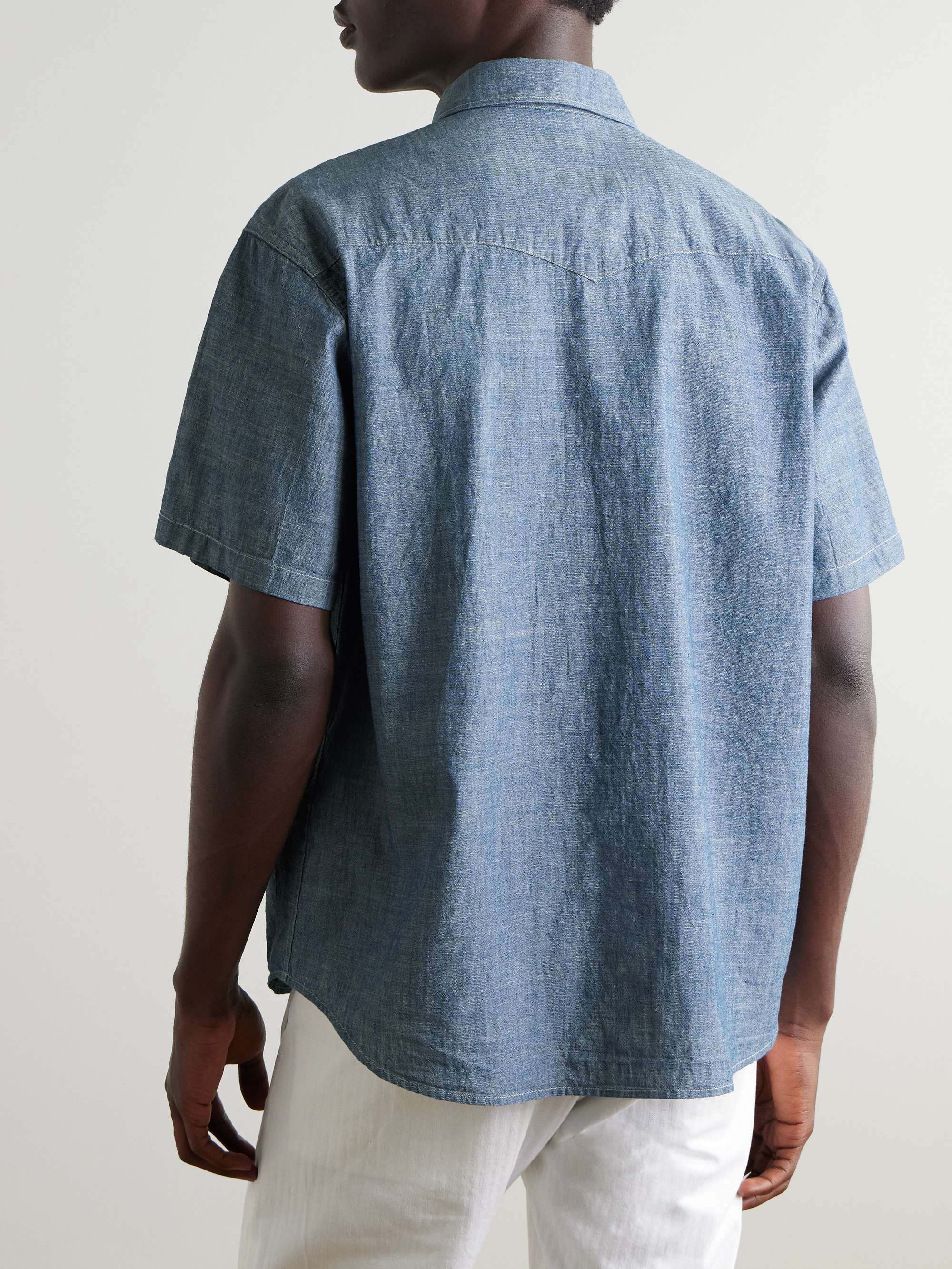 Cotton-Chambray Western Shirt view