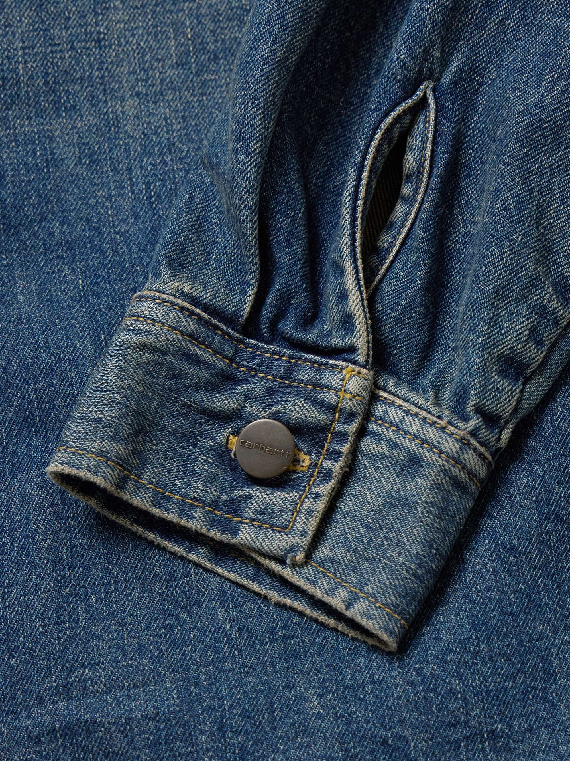 Lincoln Logo-Appliquéd Denim Overshirt view