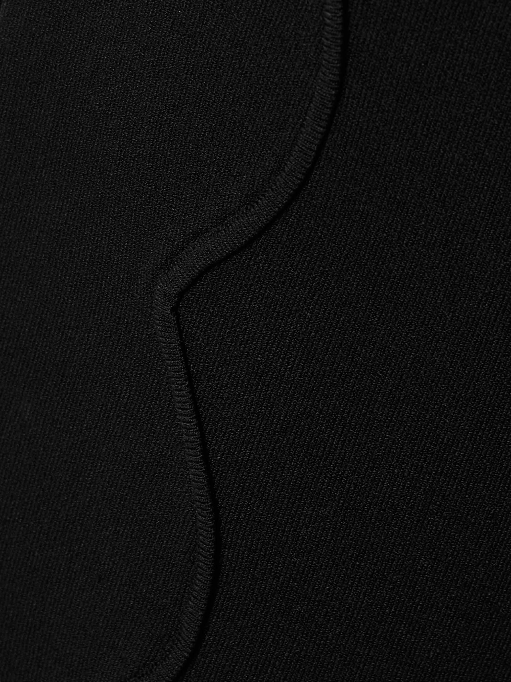 Asher scalloped knitted straight-leg pants view