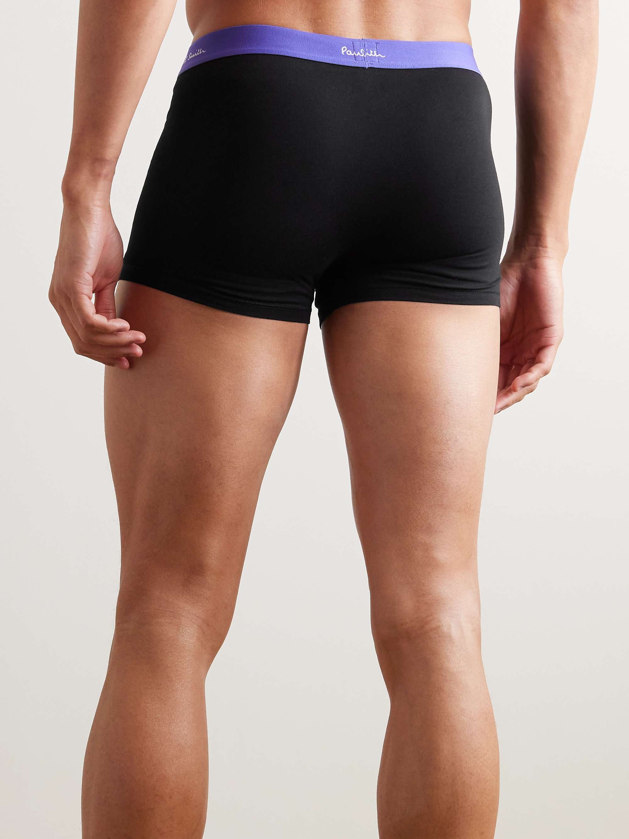 Seven-Pack Stretch Organic Cotton-Jersey Boxer Briefs view