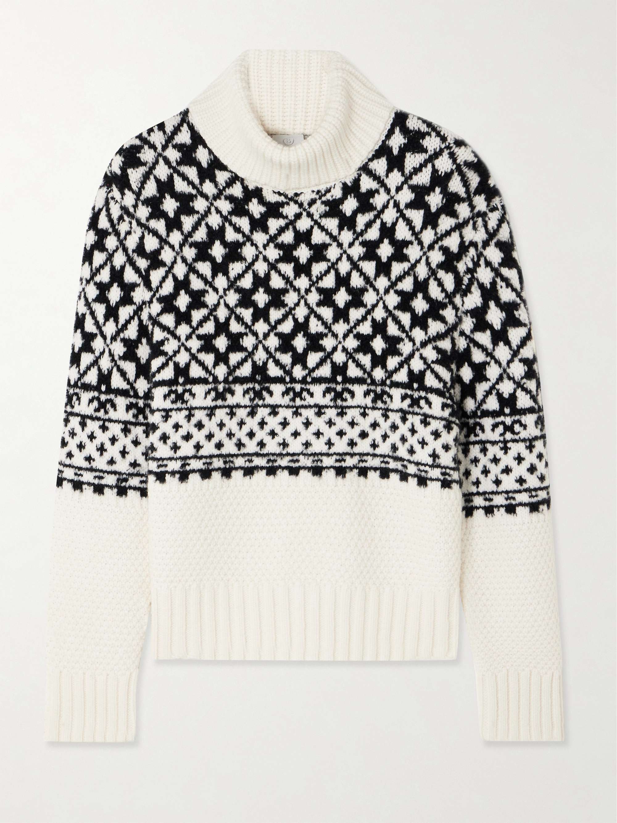 Nadia Fair Isle wool-blend turtleneck sweater view