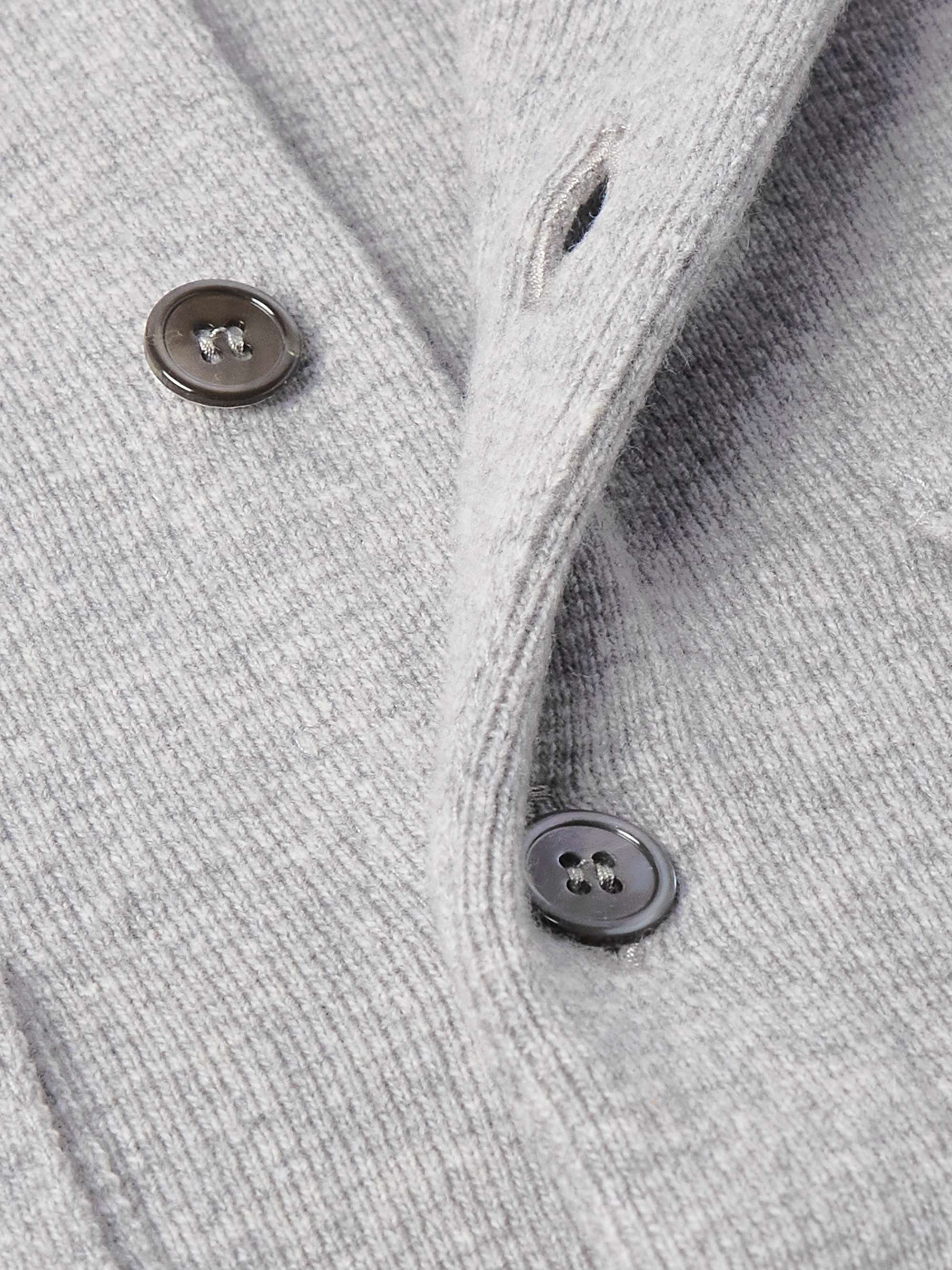 Merino Wool and Cashmere-Blend Overshirt view