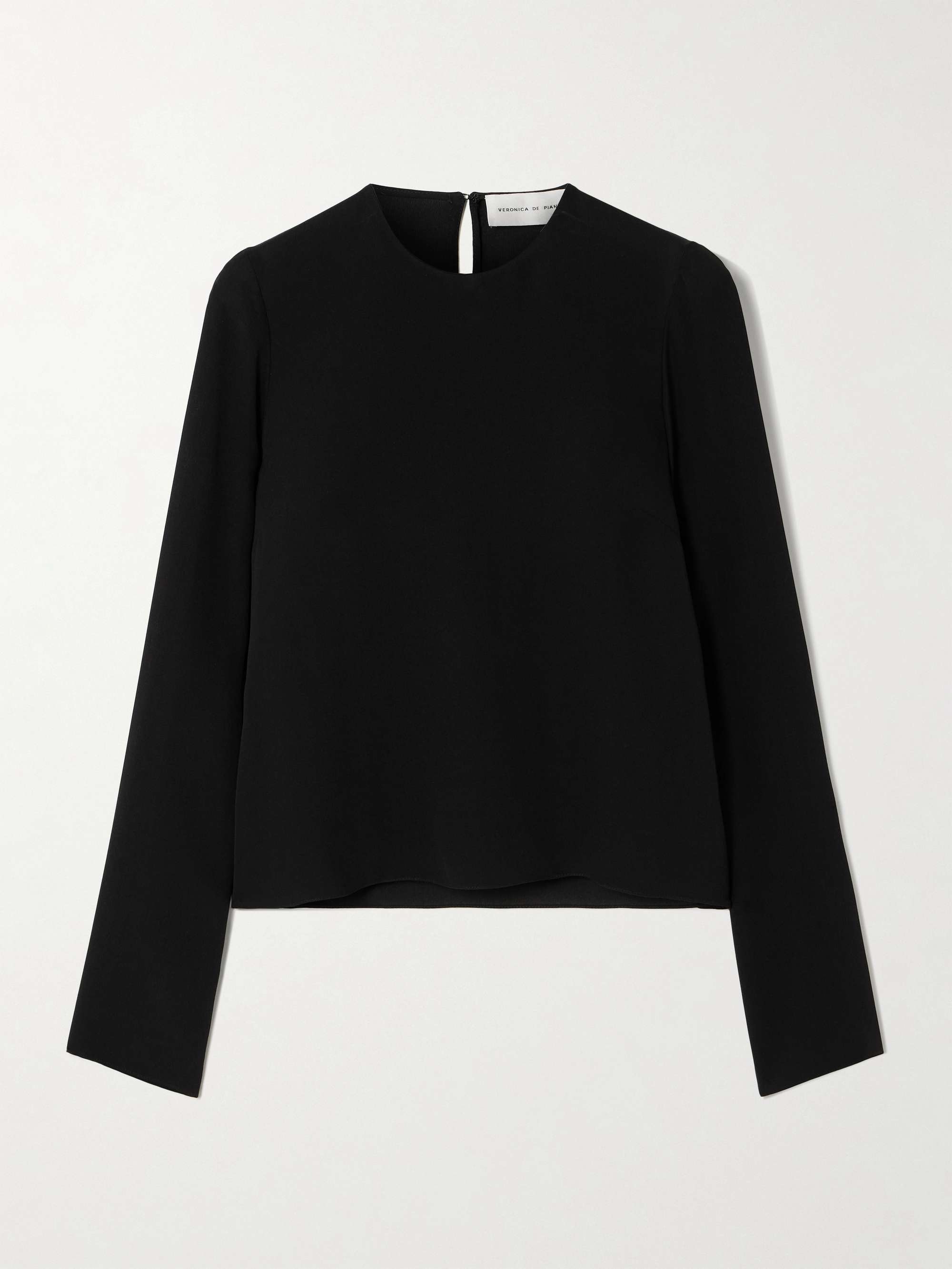 Alana silk-georgette blouse view