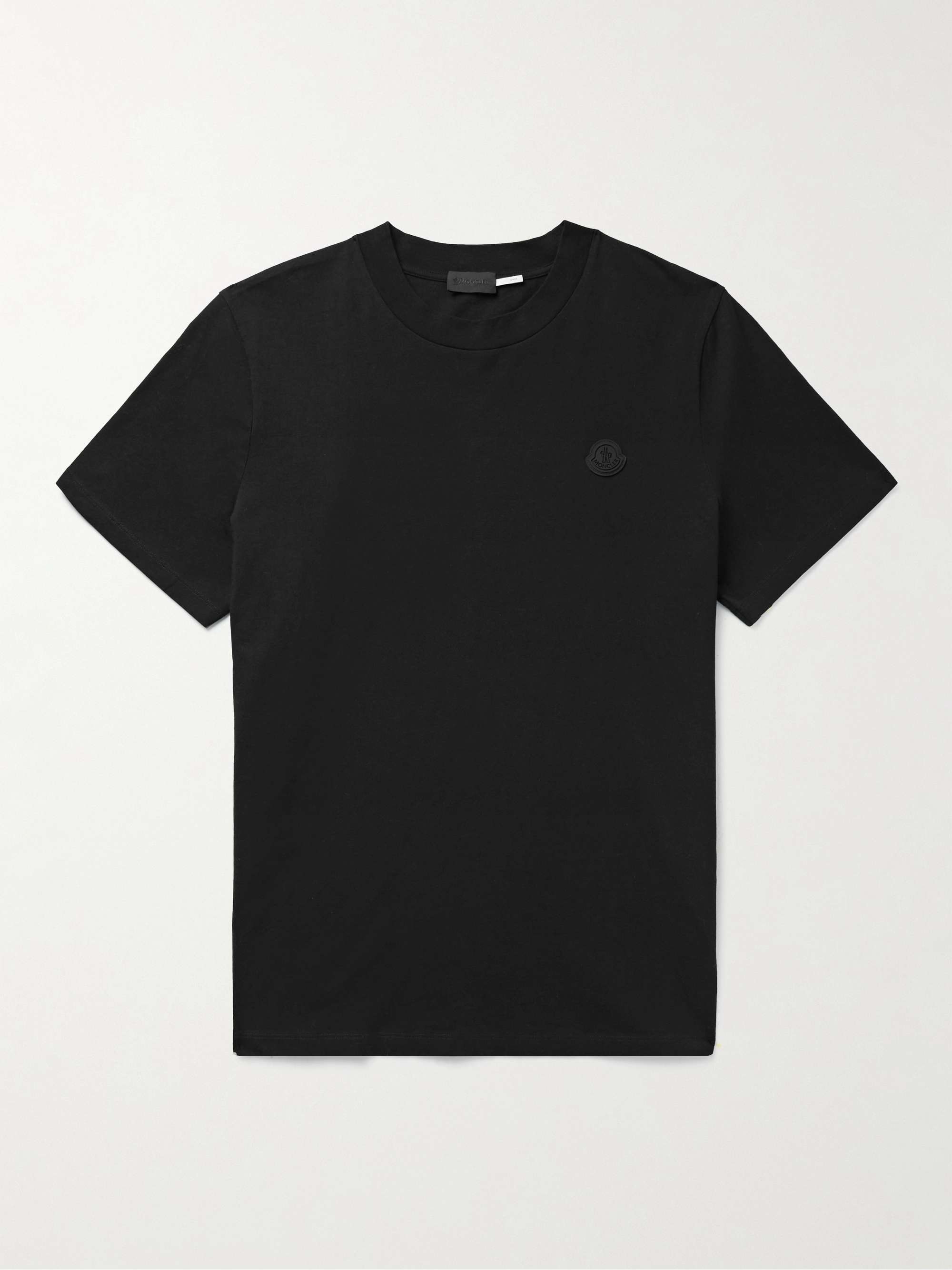 Logo-Appliquéd Printed Cotton-Jersey T-Shirt view