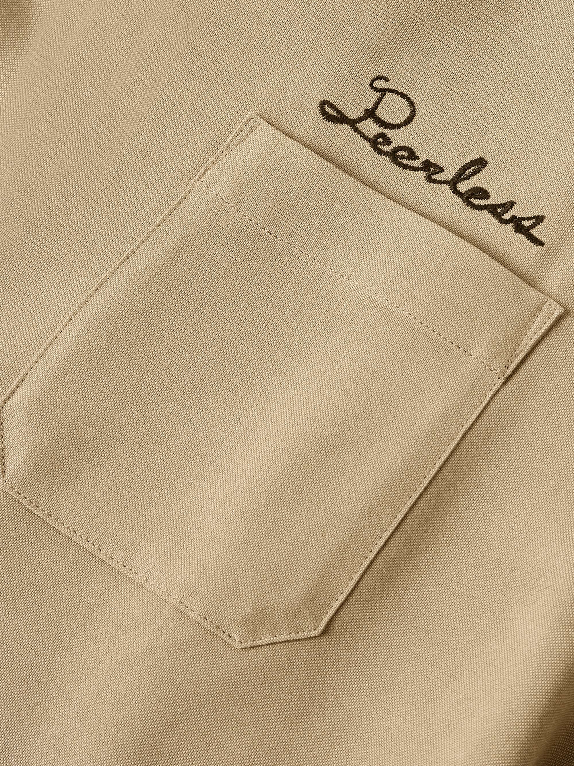 Keesey Convertible-Collar Logo-Embroidered Woven Shirt view