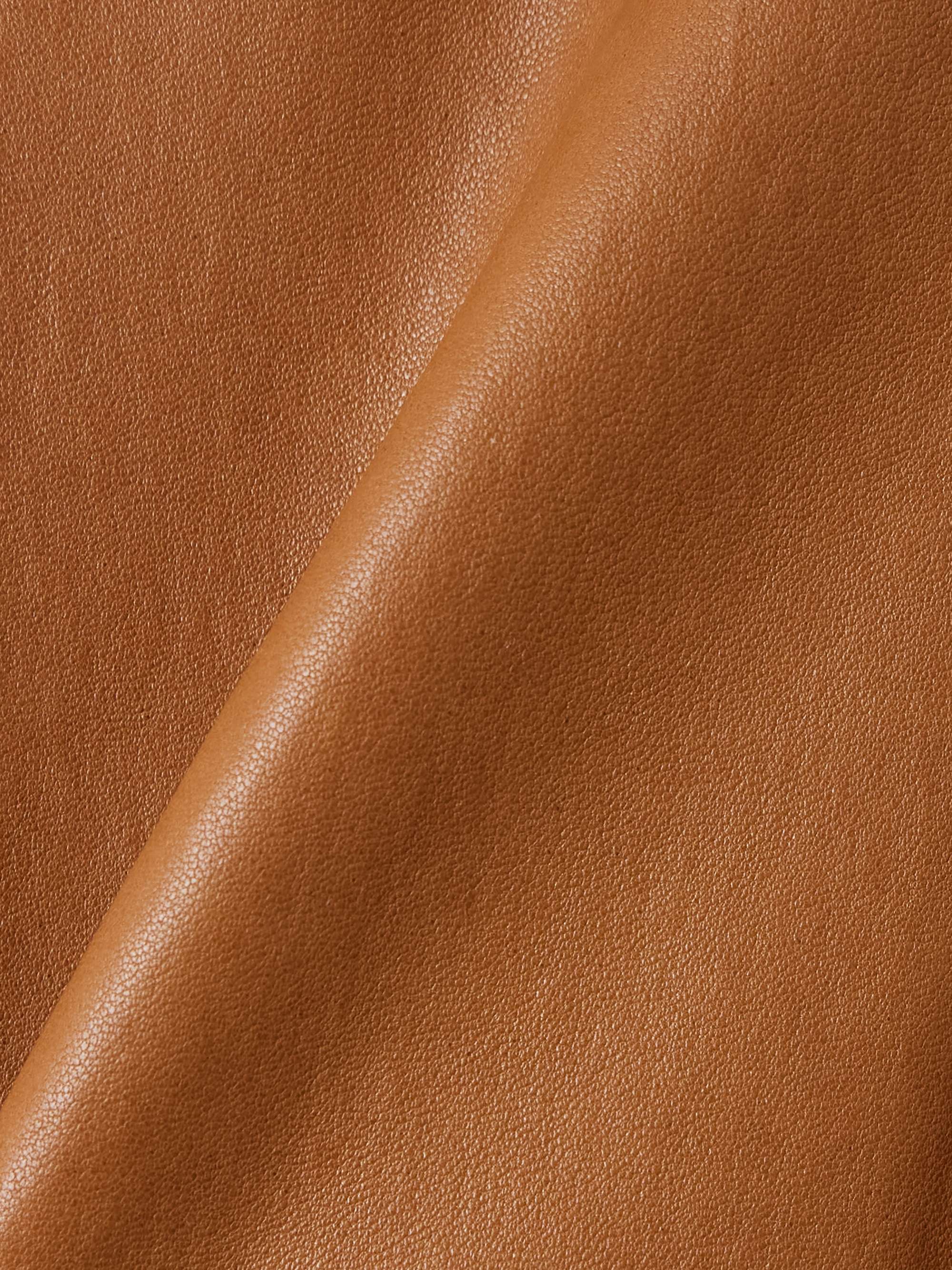 Mila paneled leather mini skirt view
