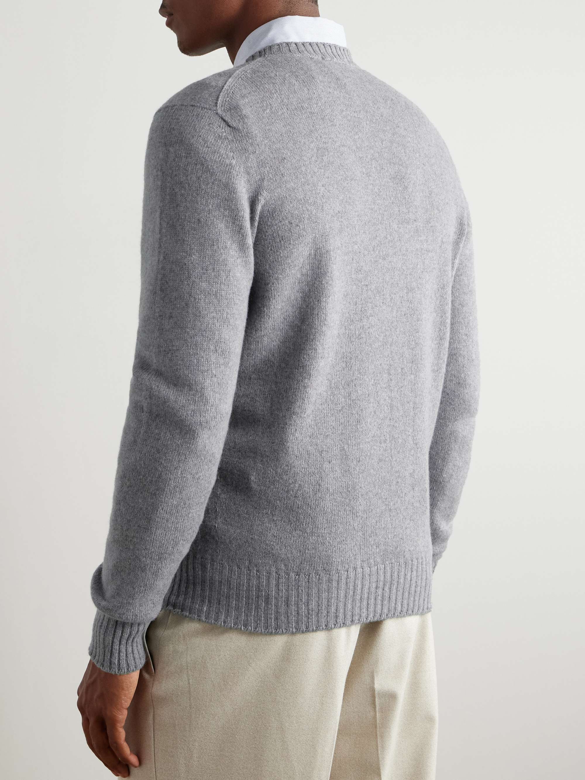 Merino Wool and Cashmere-Blend Sweater view
