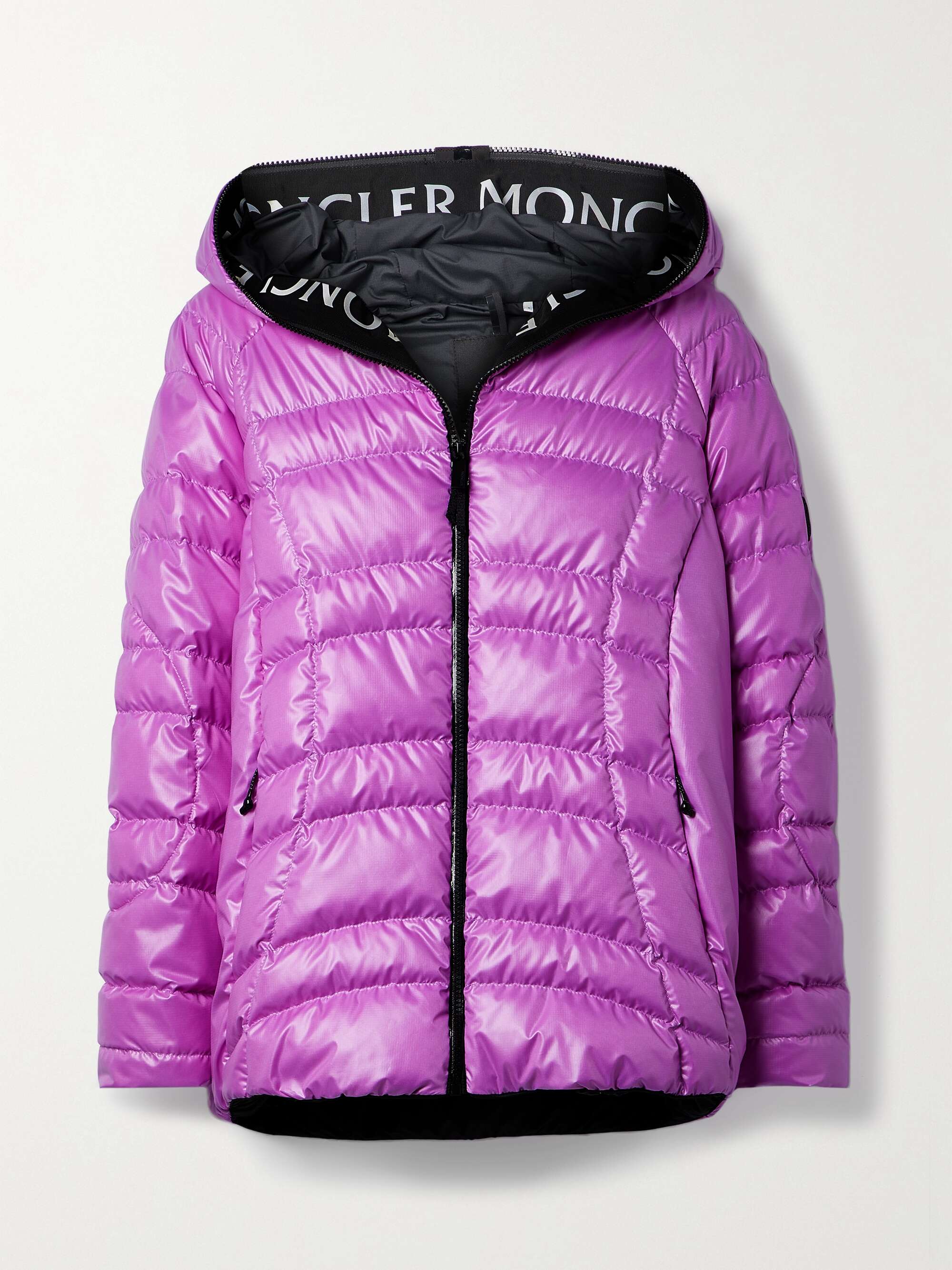 Narlay hooded quilted ripstop down jacket view