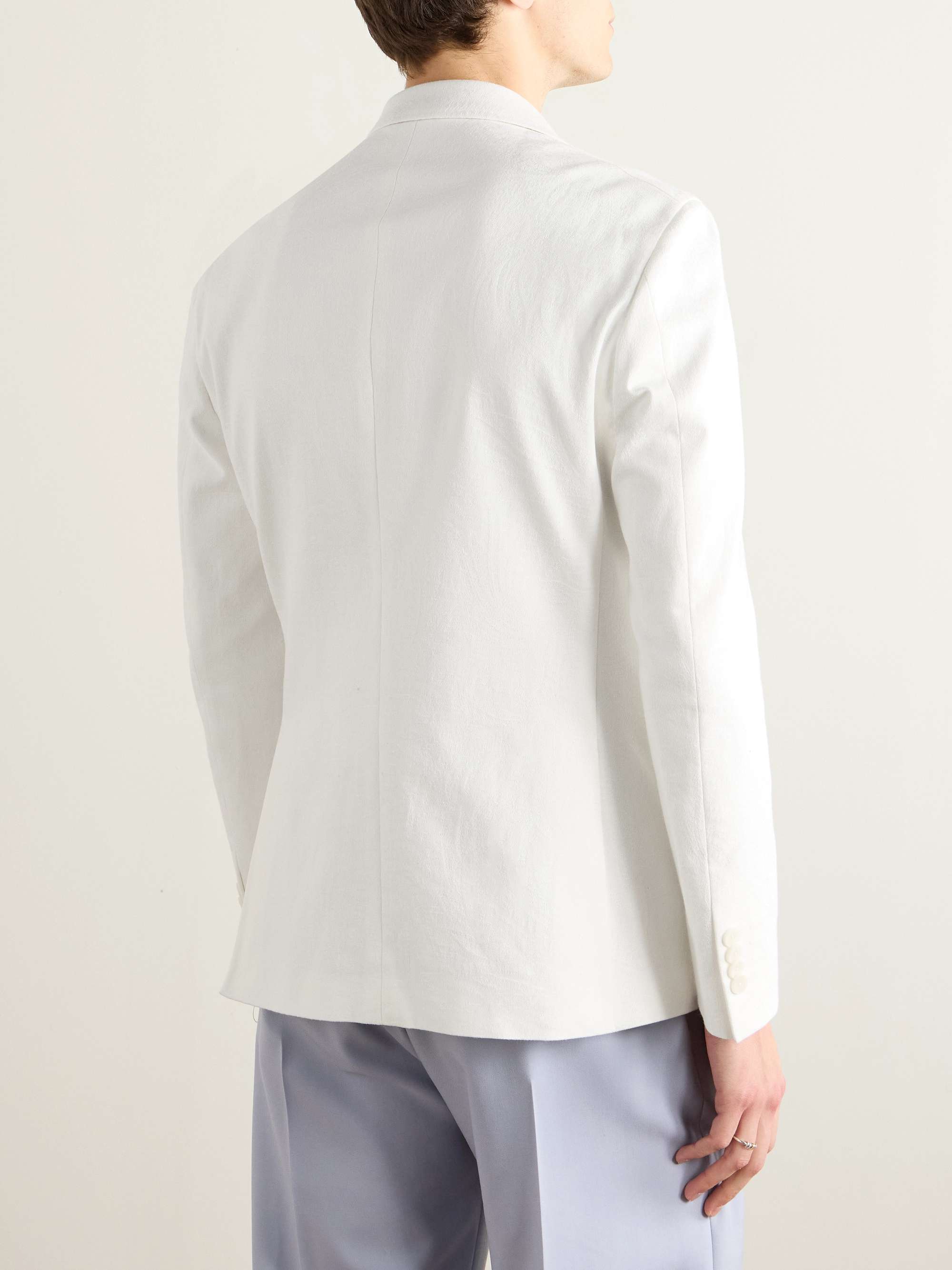 Paisley-Jacquard Cotton-Blend Blazer view