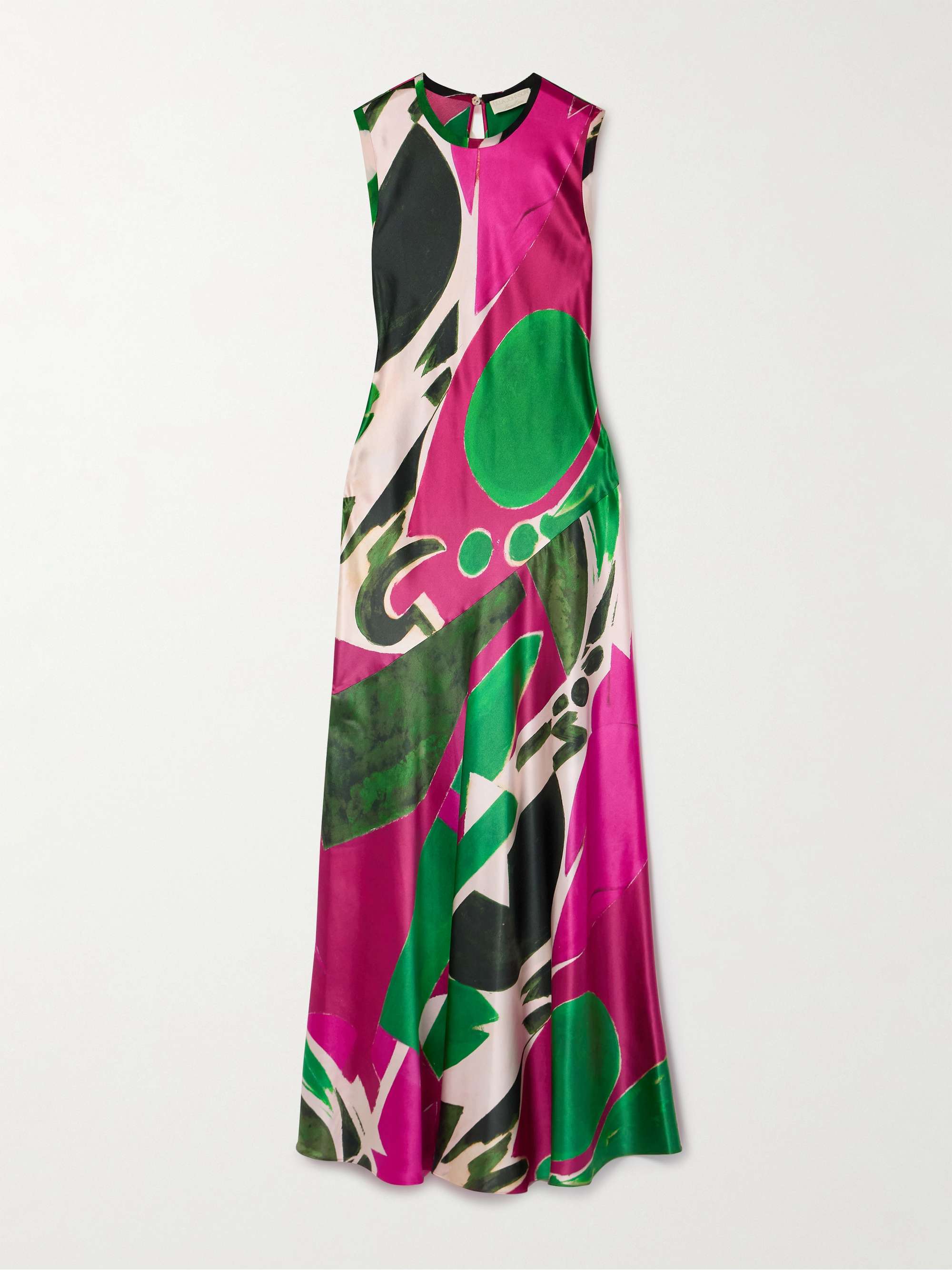 + Lee Krasner Gaea printed silk-charmeuse maxi dress view