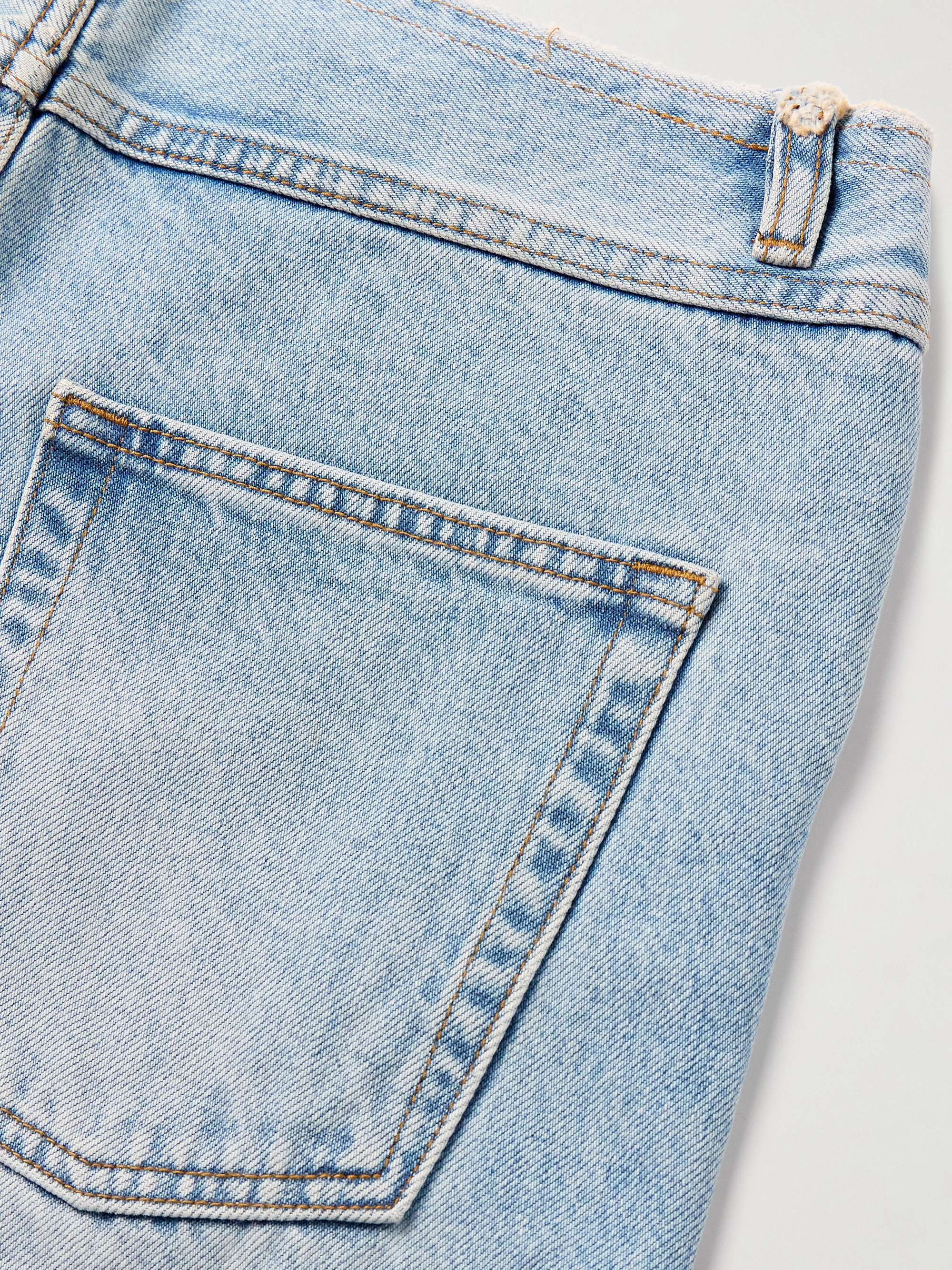 Tapahi Cropped Slim-Fit Straight-Leg Jeans view