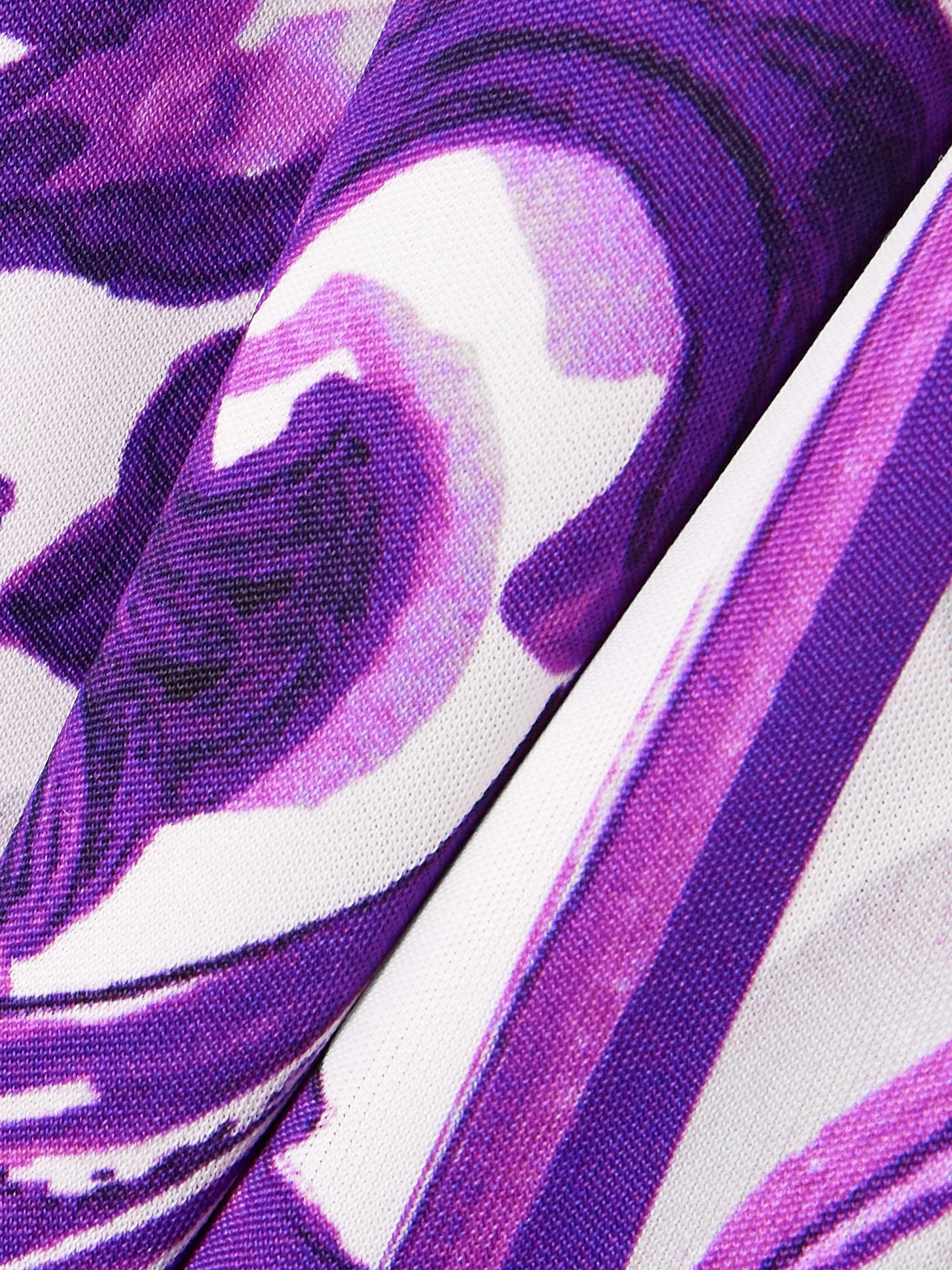Printed jersey wide-leg pants view