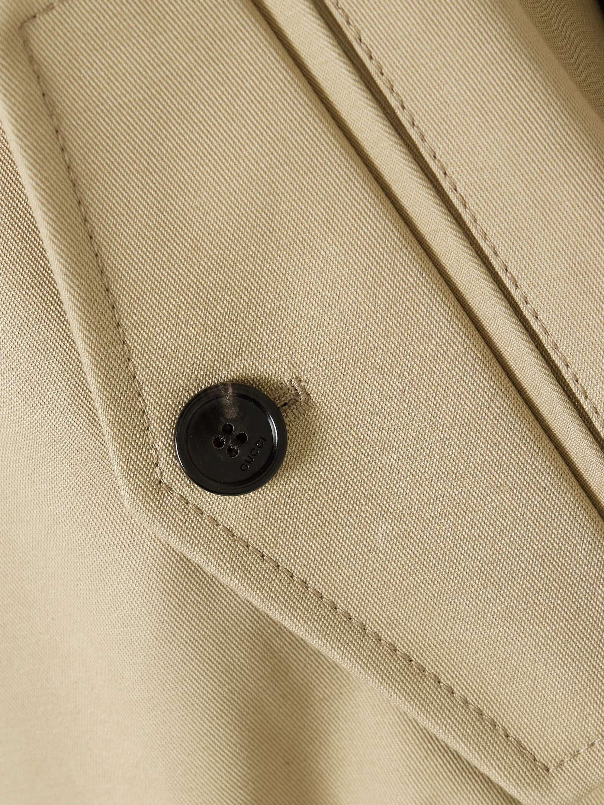 Cotton-drill bomber jacket view