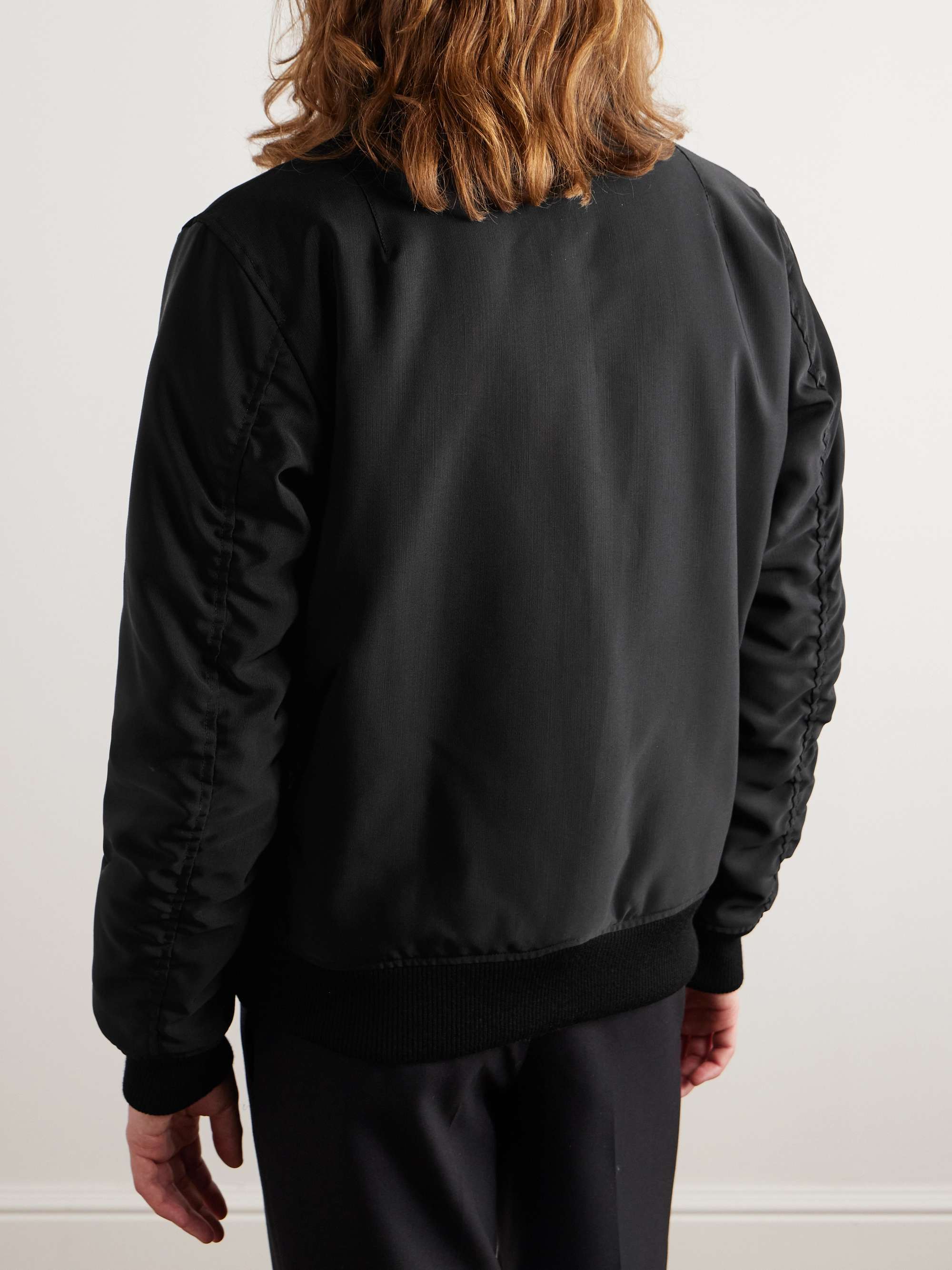 Padded Twill Bomber Jacket view