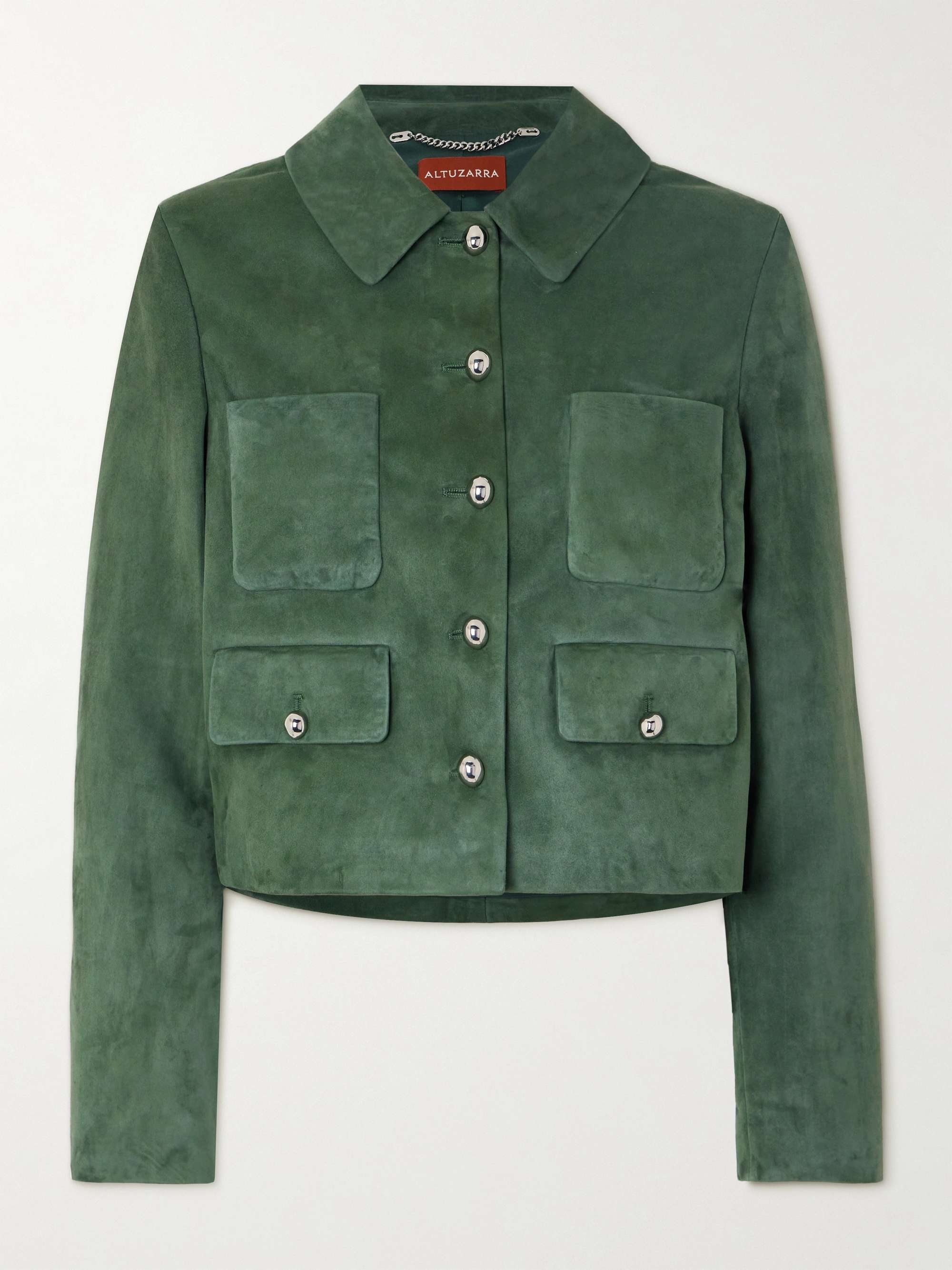 Woody suede jacket view