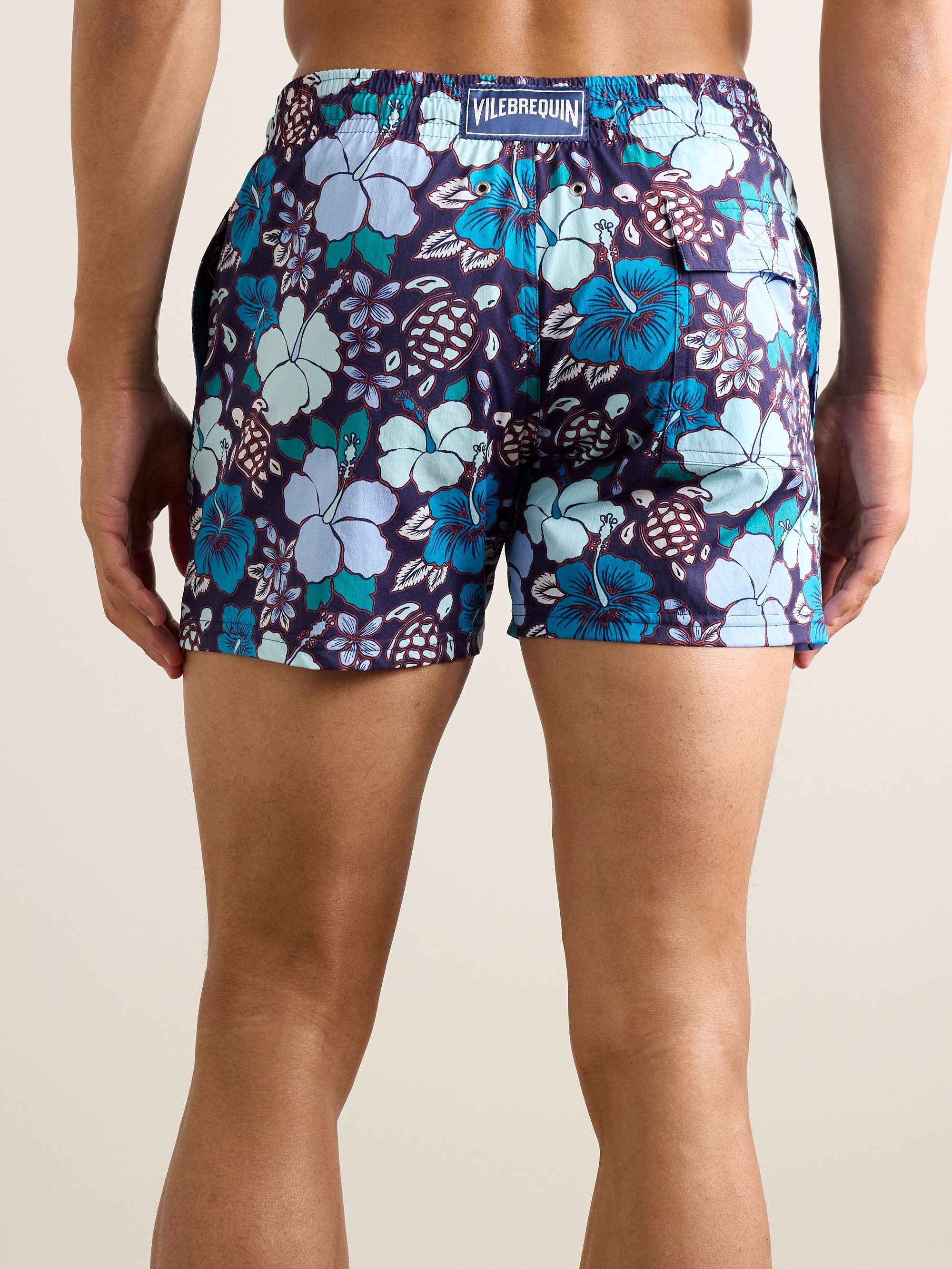 Moorise Straight-Leg Mid-Length Printed ECONYL® Swim Shorts view