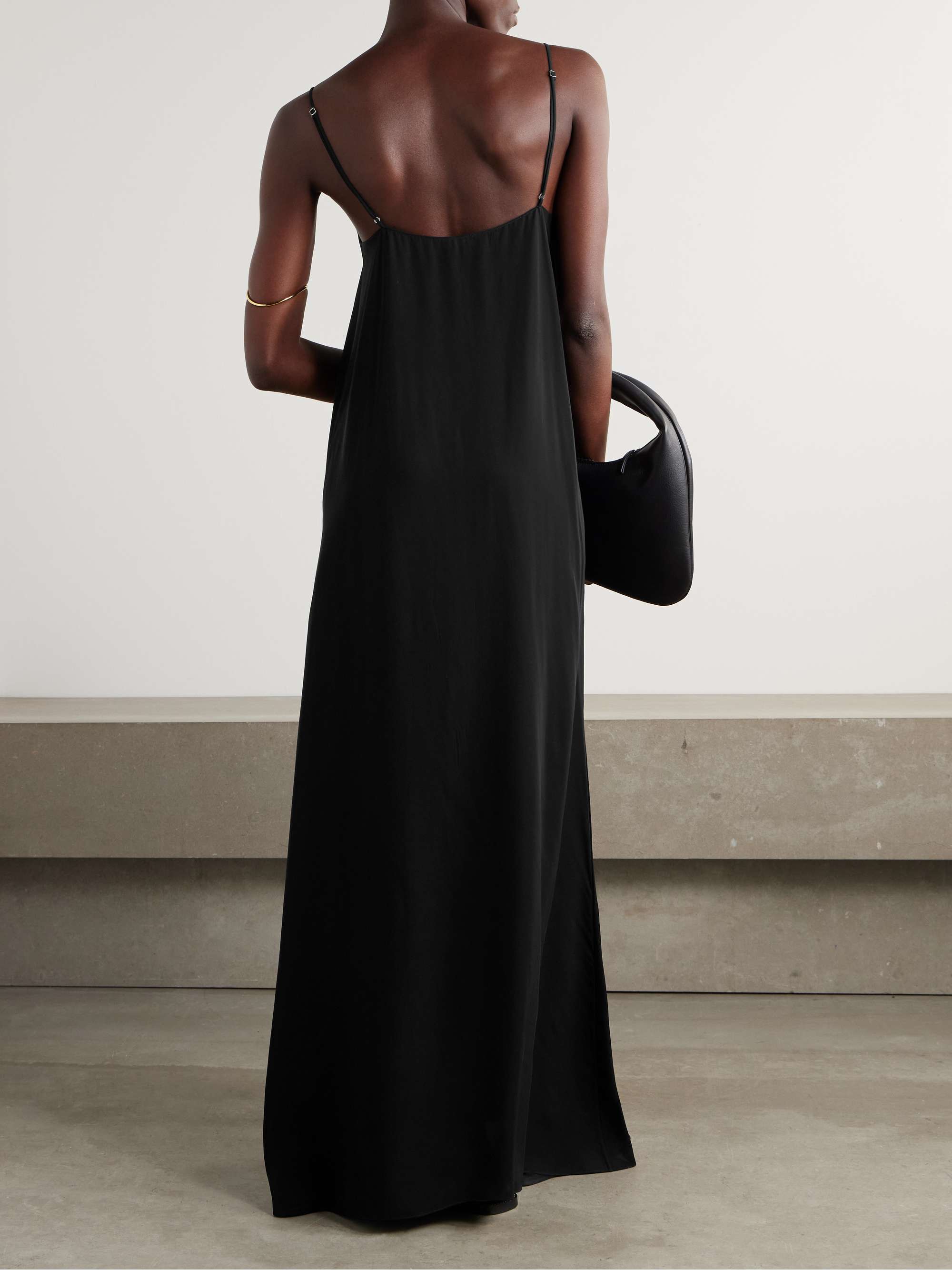 Kole satin maxi dress view