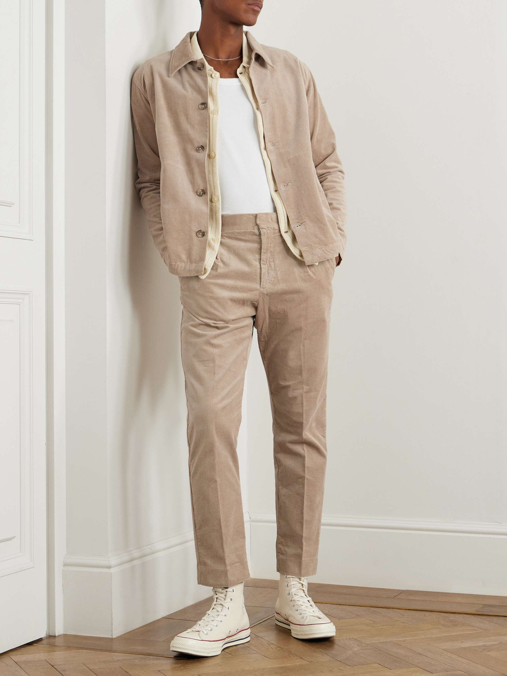 Zander Cotton-Blend Corduroy Overshirt view