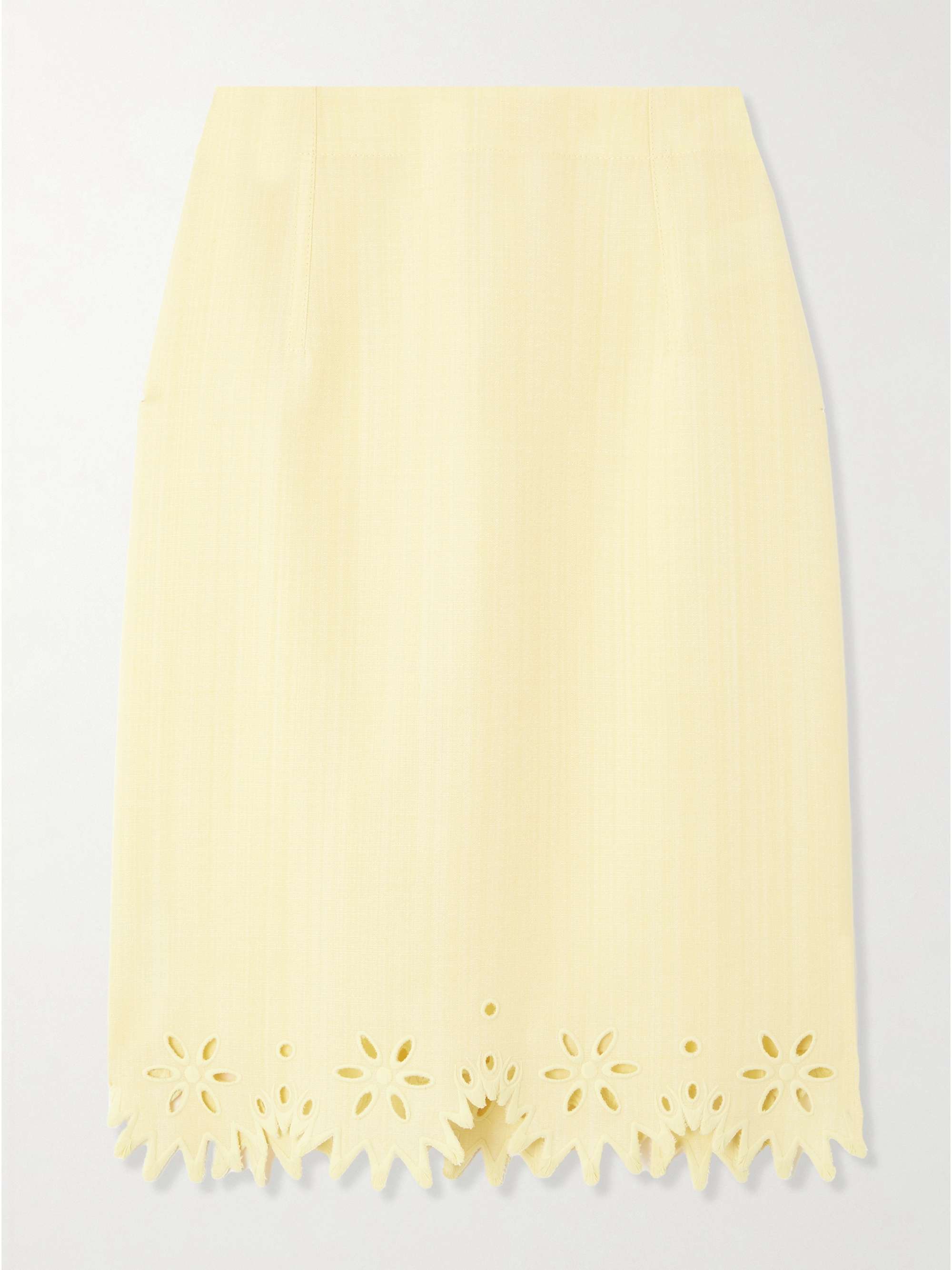Broderie anglaise skirt view