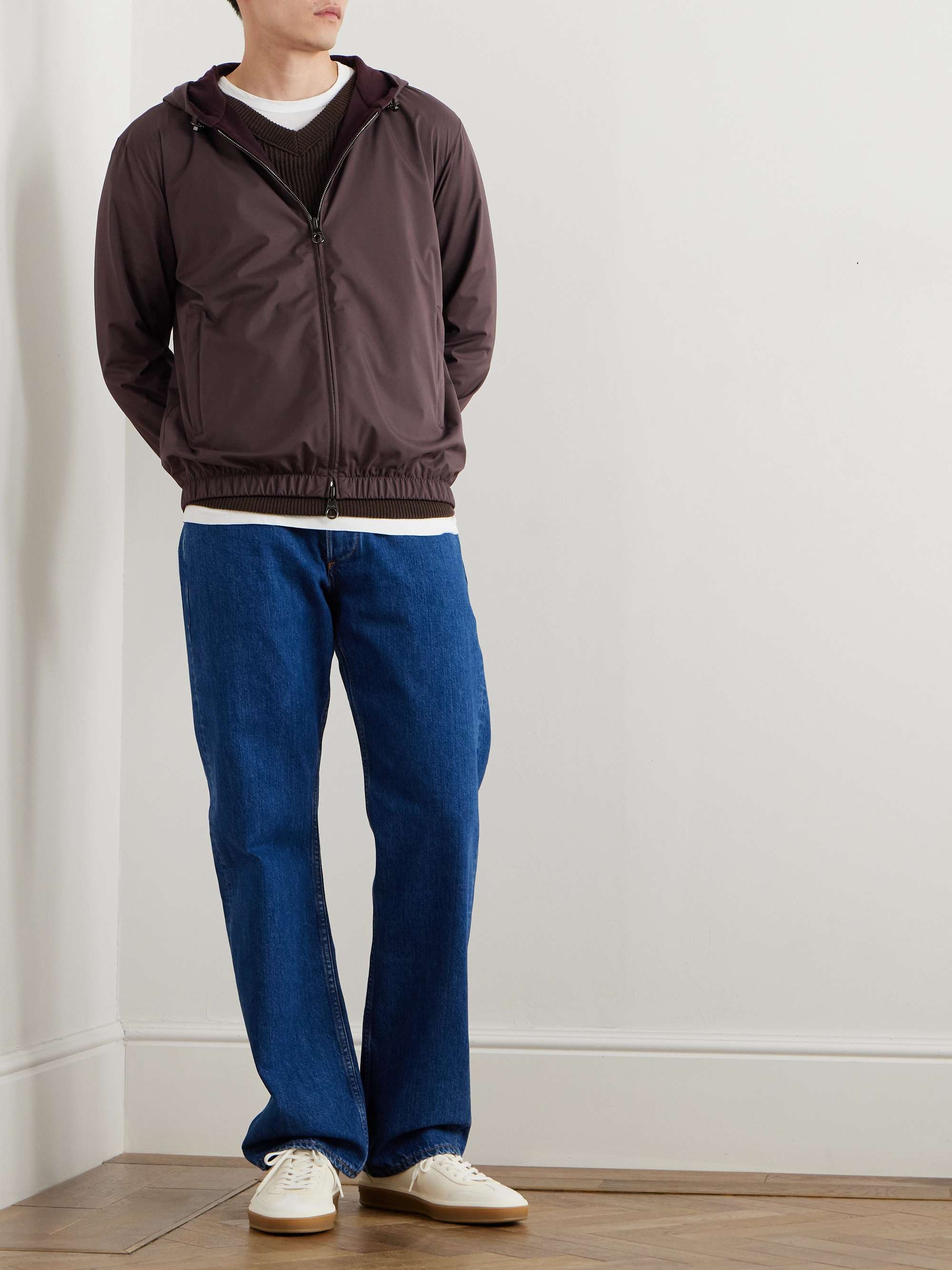 Reversible Storm System® and Cashmere Zip-Up Hooded Jacket view