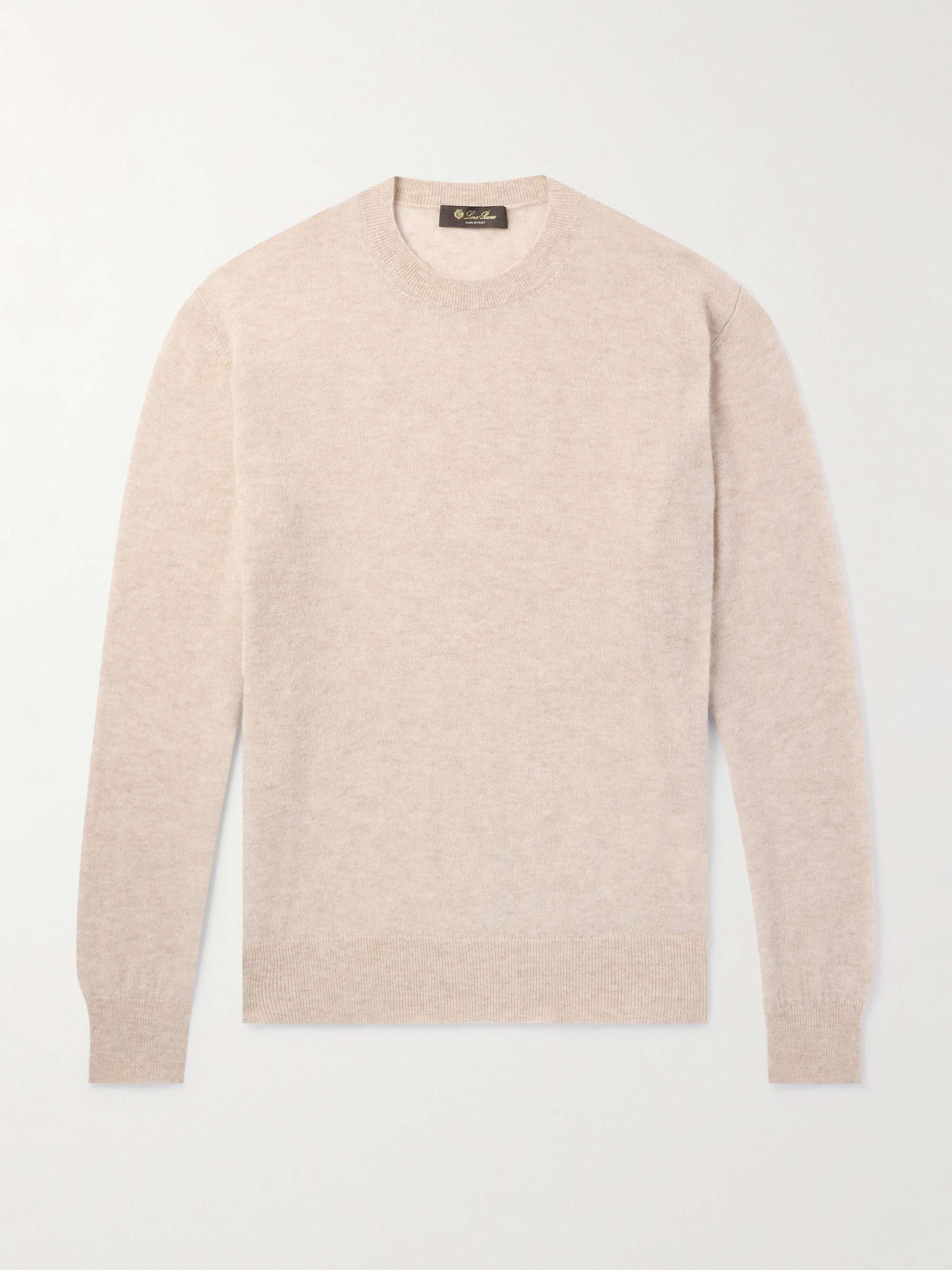 Brushed Cashmere and Silk-Blend Sweater view