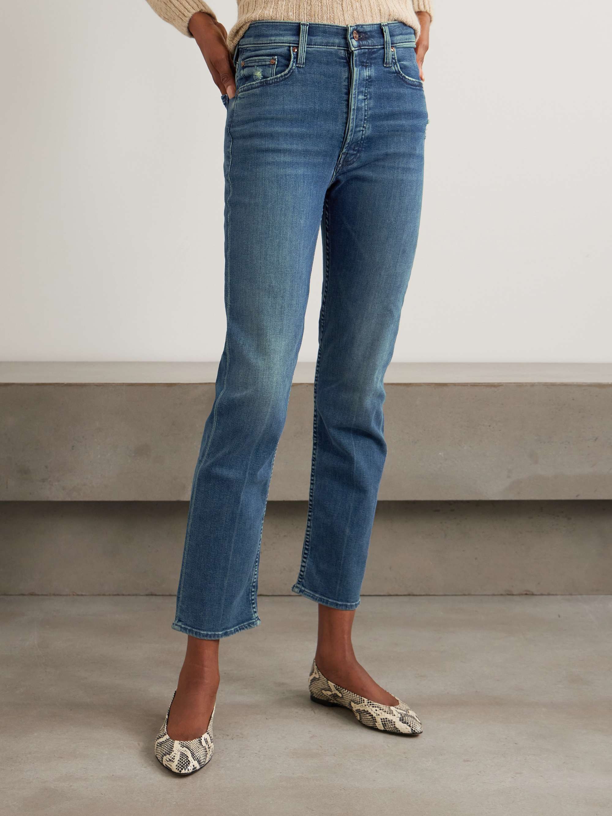 + NET SUSTAIN The Tomcat Hover high-rise straight leg jeans view