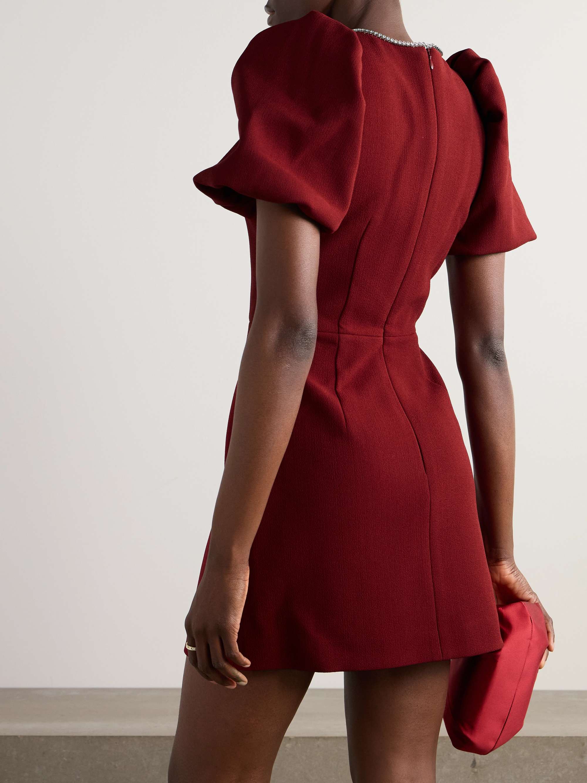 Estella crystal-embellished cutout cady mini dress view