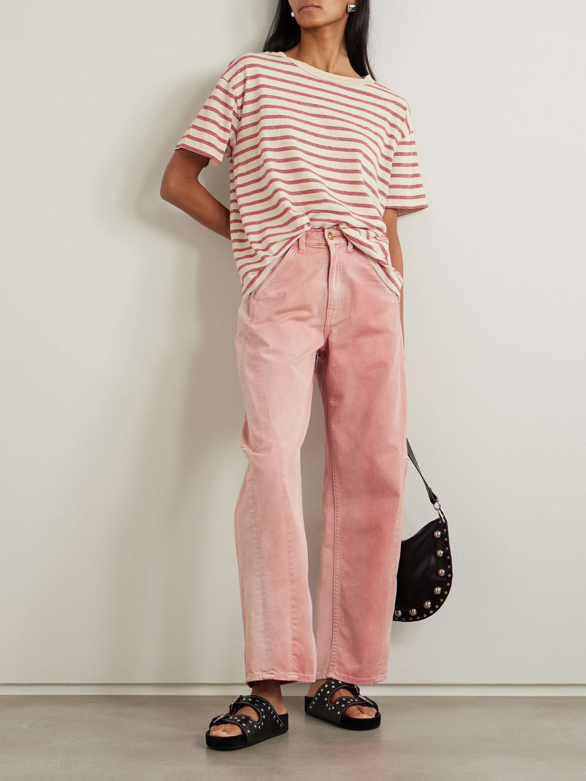 Lange Lasso high-rise barrel-leg jeans view