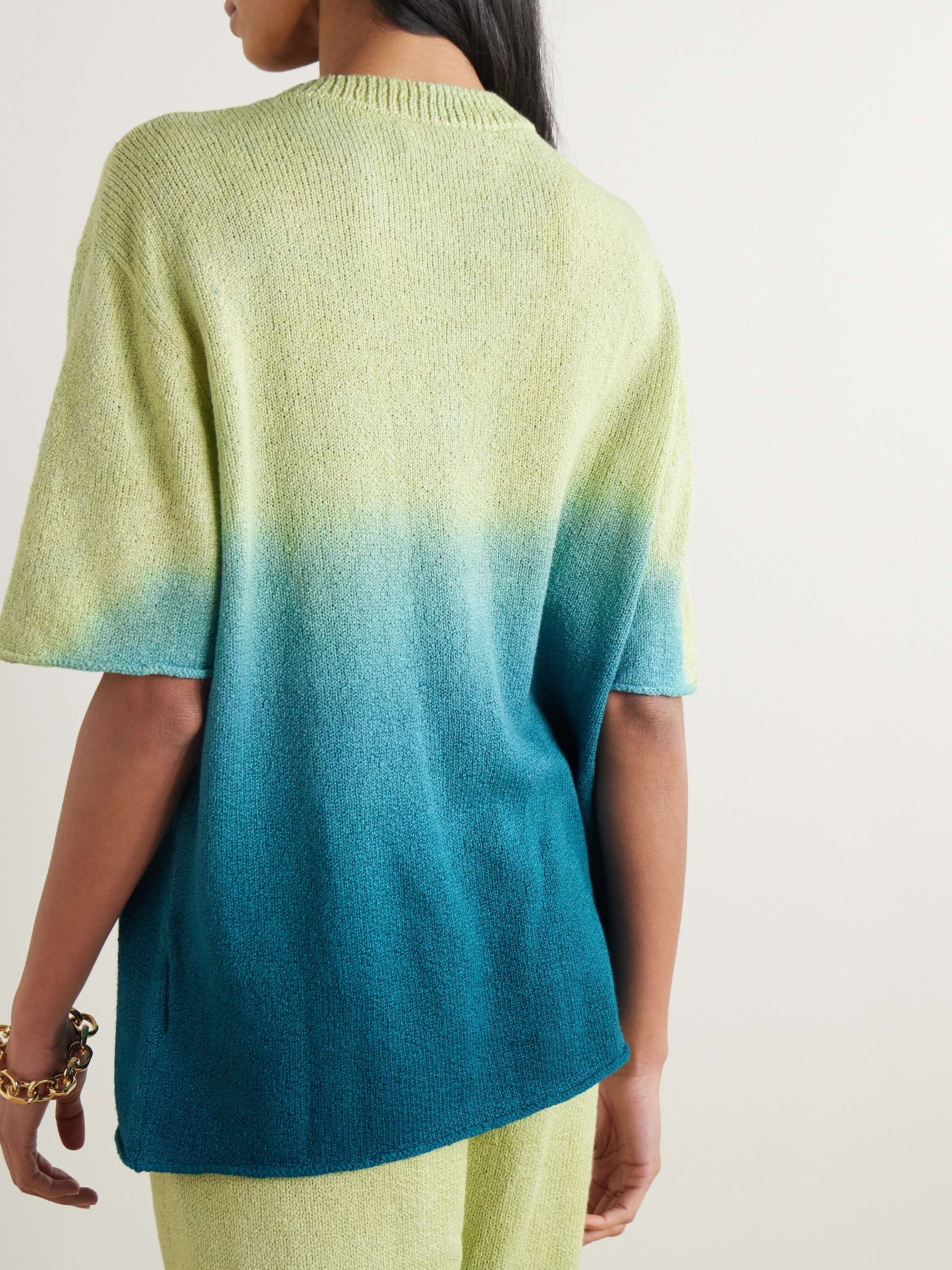 Nora Lite tie-dyed cotton T-shirt view