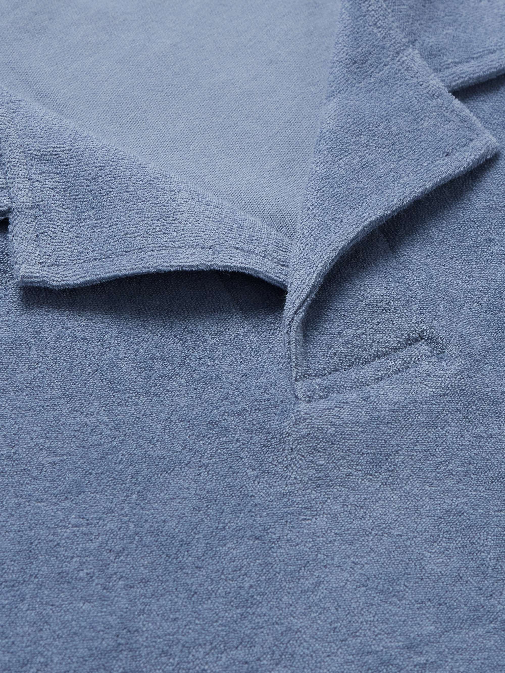 Sea Island Cotton-Terry Polo Shirt view